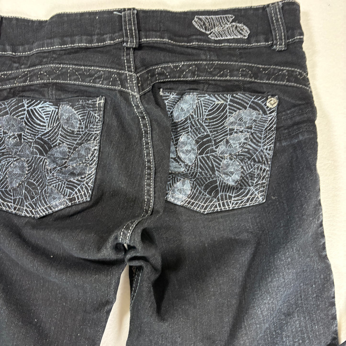 Colombian Jeans Women’s Black Denim Skinny Mid Rise Stretchy Dark Wash Pants