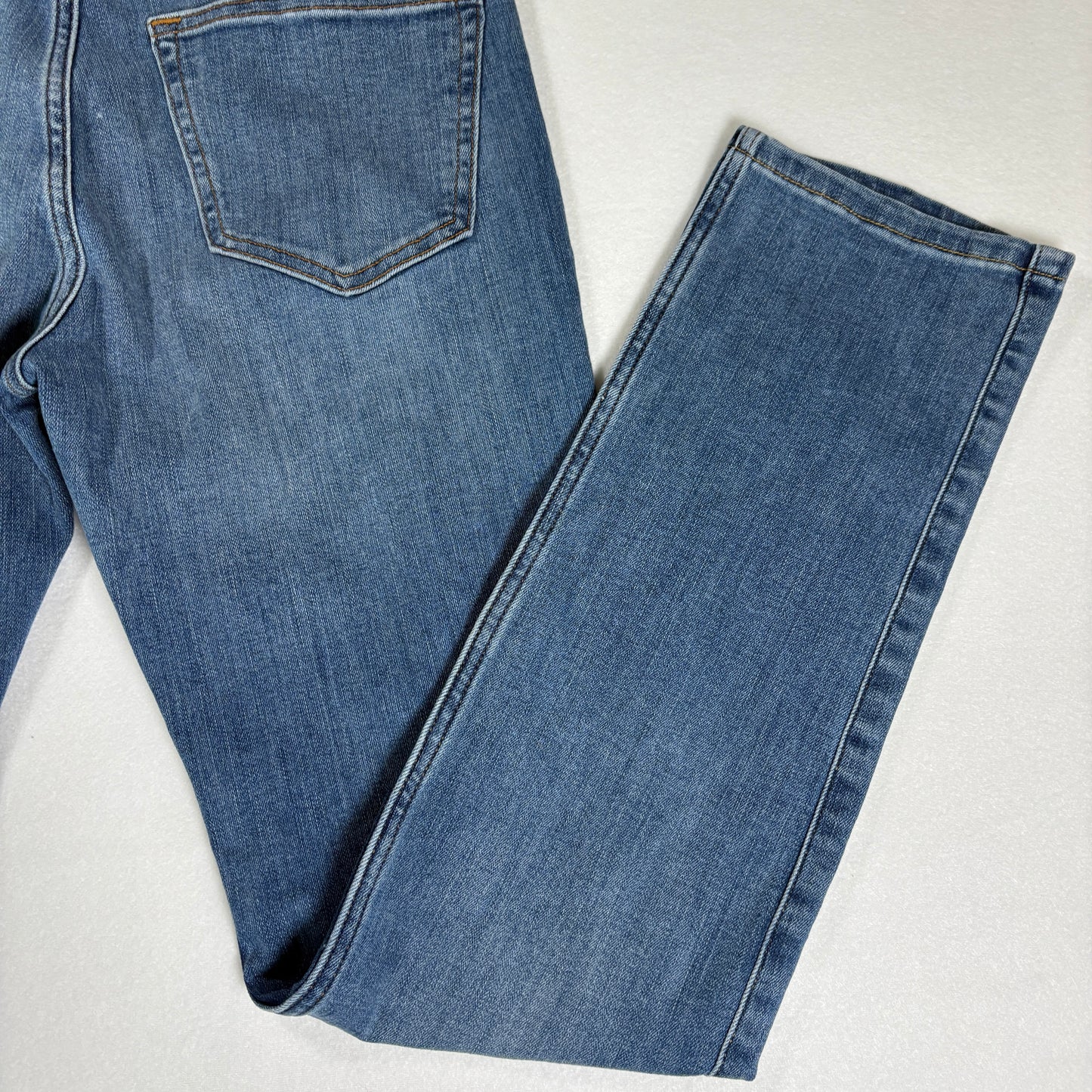 Abercrombie Kids Jeans 15/16 Blue Bootcut Distressed Stretch Denim Regular Fit