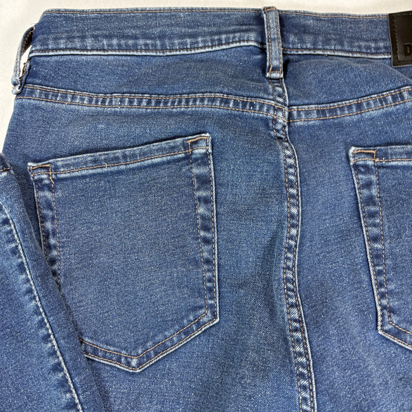 DKNY Jeans Women’s 12/31 Williamsburg High Rise Flare Blue Denim Pants