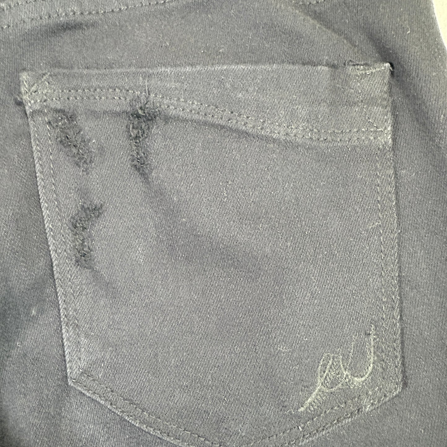 Express Womens Jeans Size 4 Black Distressed Ripped Mid Rise Legging Y2K Grunge