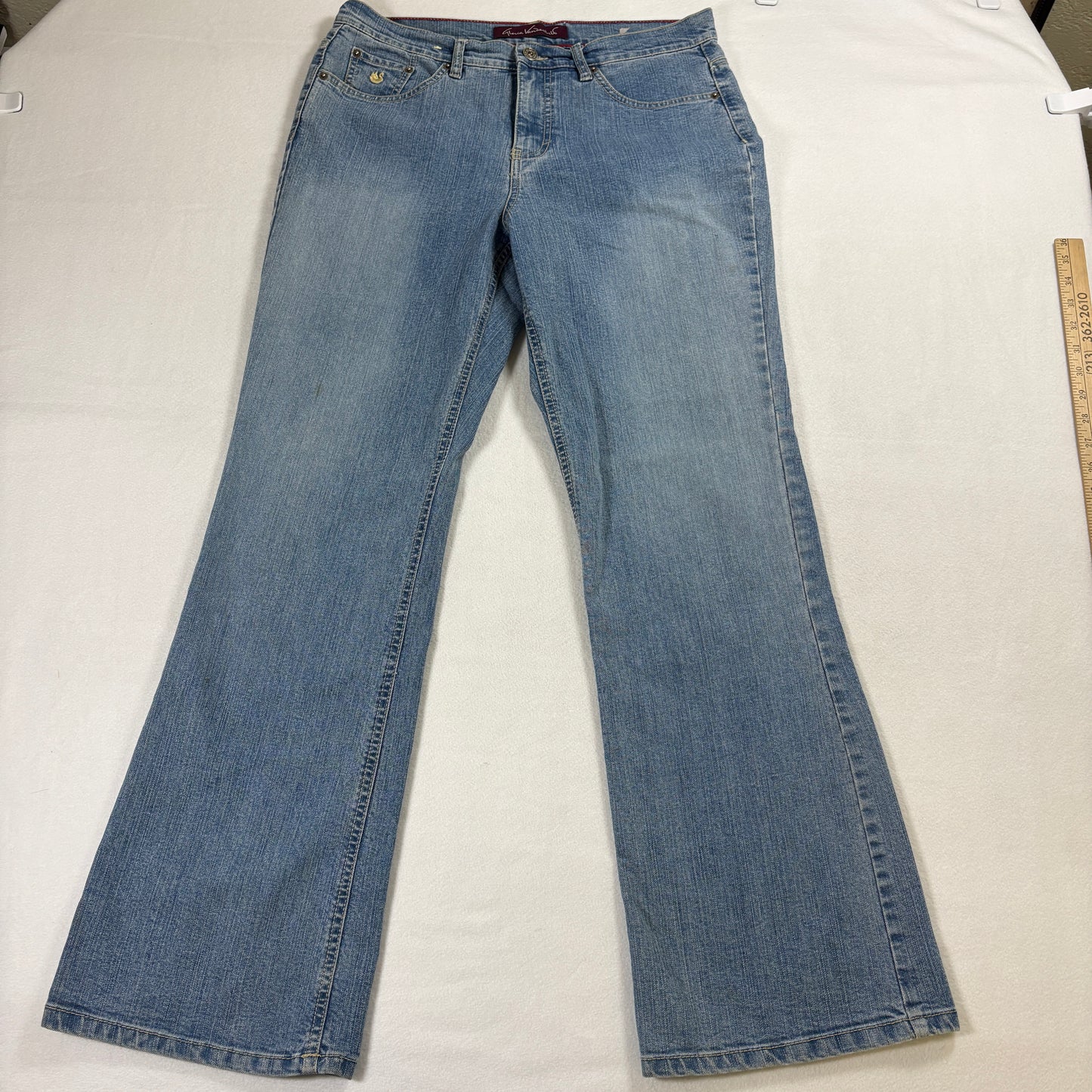 Gloria Vanderbilt Jeans Womens 12 Bootcut Light Wash Classic Stretch Denim