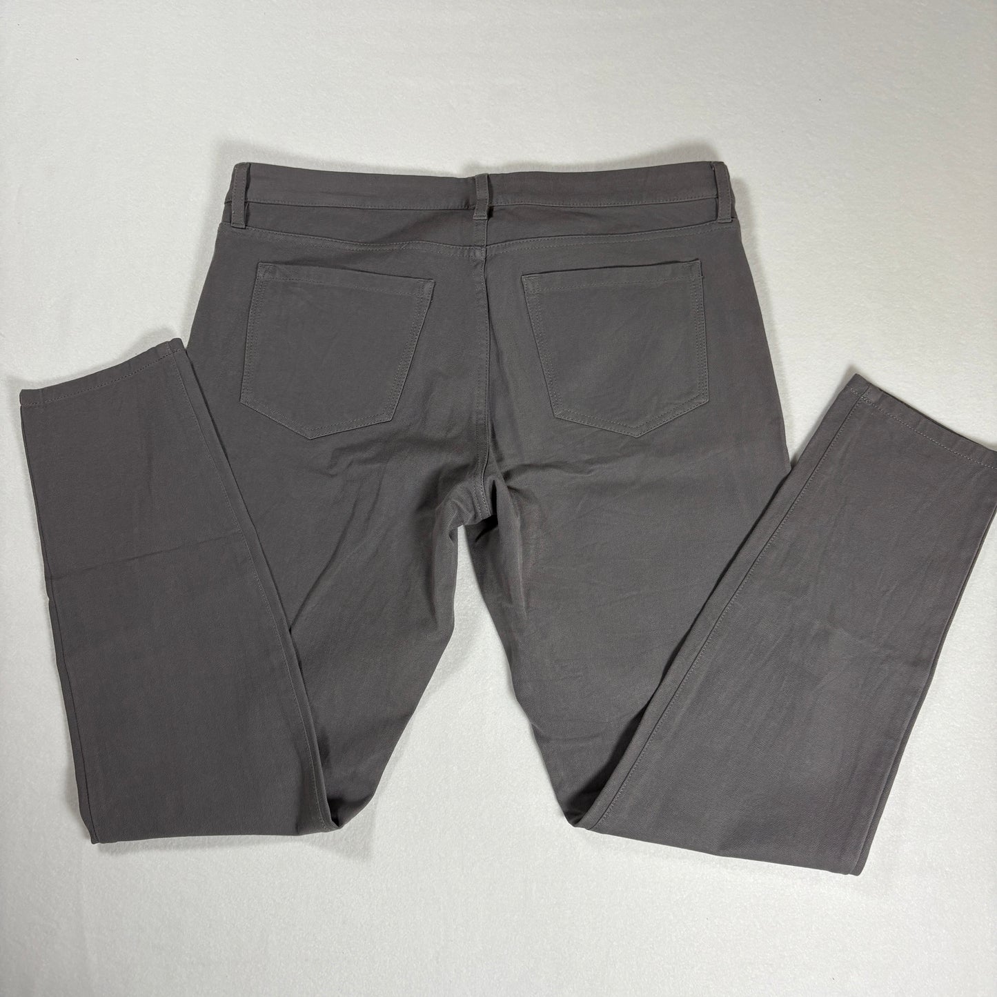 Banana Republic Sloan Pants Women’s 10 Gray Slim Straight Work Career Stretch
