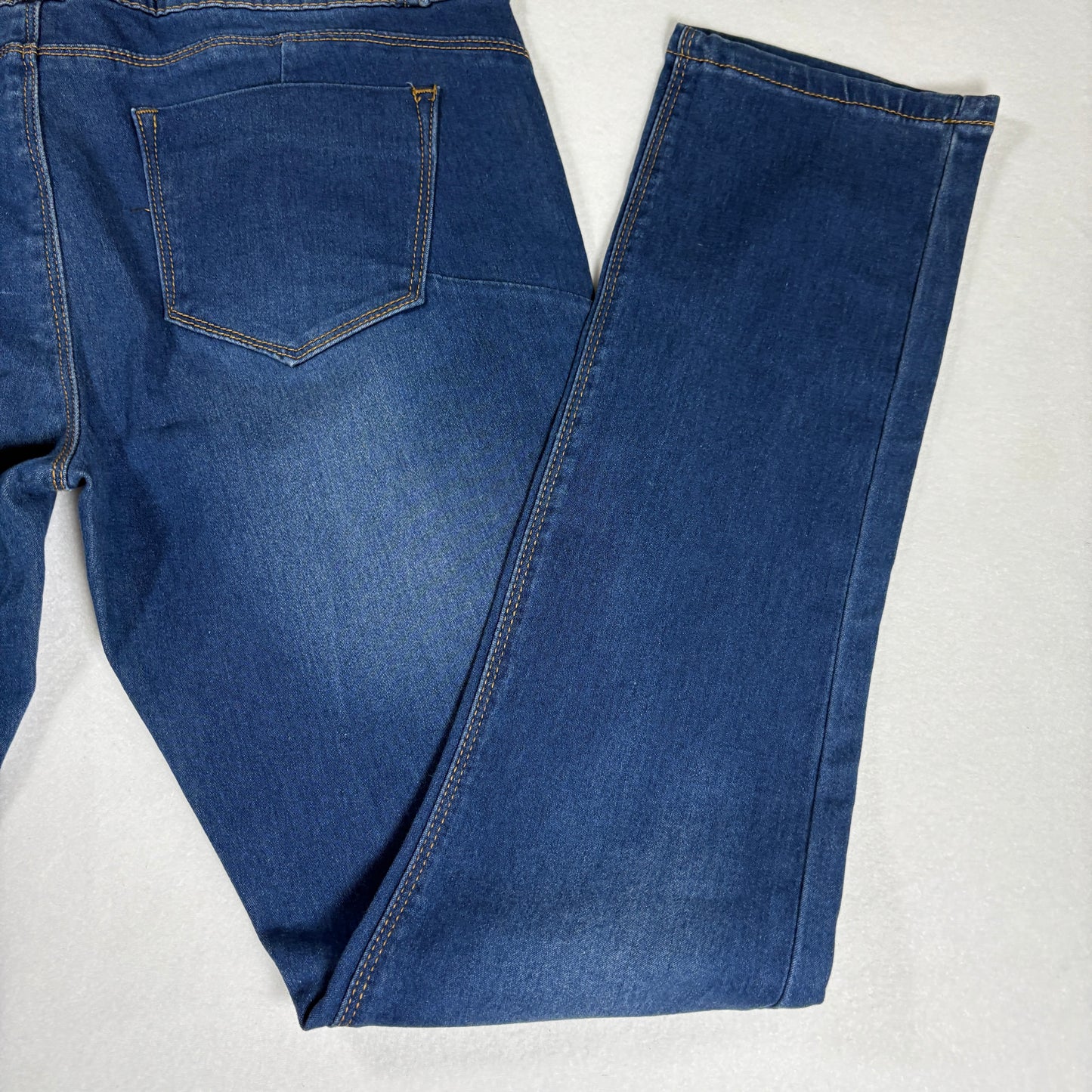 Daily Jeans Women’s 13 Dark Wash Skinny Stretch Denim Mid Rise Triple Button