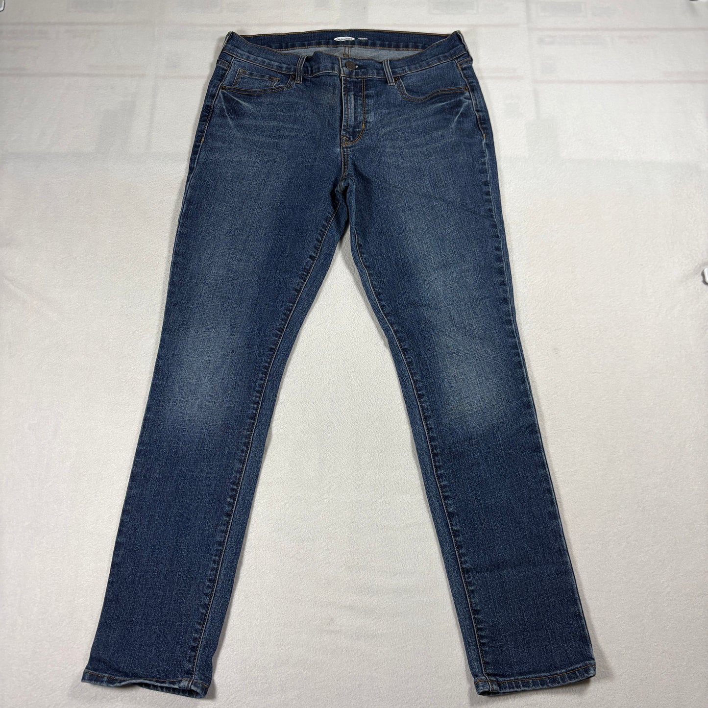 Old Navy Jeans Womens Size 8 Blue Mid Rise Skinny Stretch Denim Classic Fit