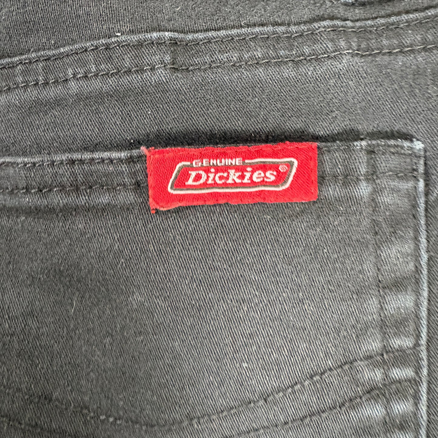 Dickies Women’s Black Pants Size 15 Straight Leg Stretch Cotton Blend Workwear