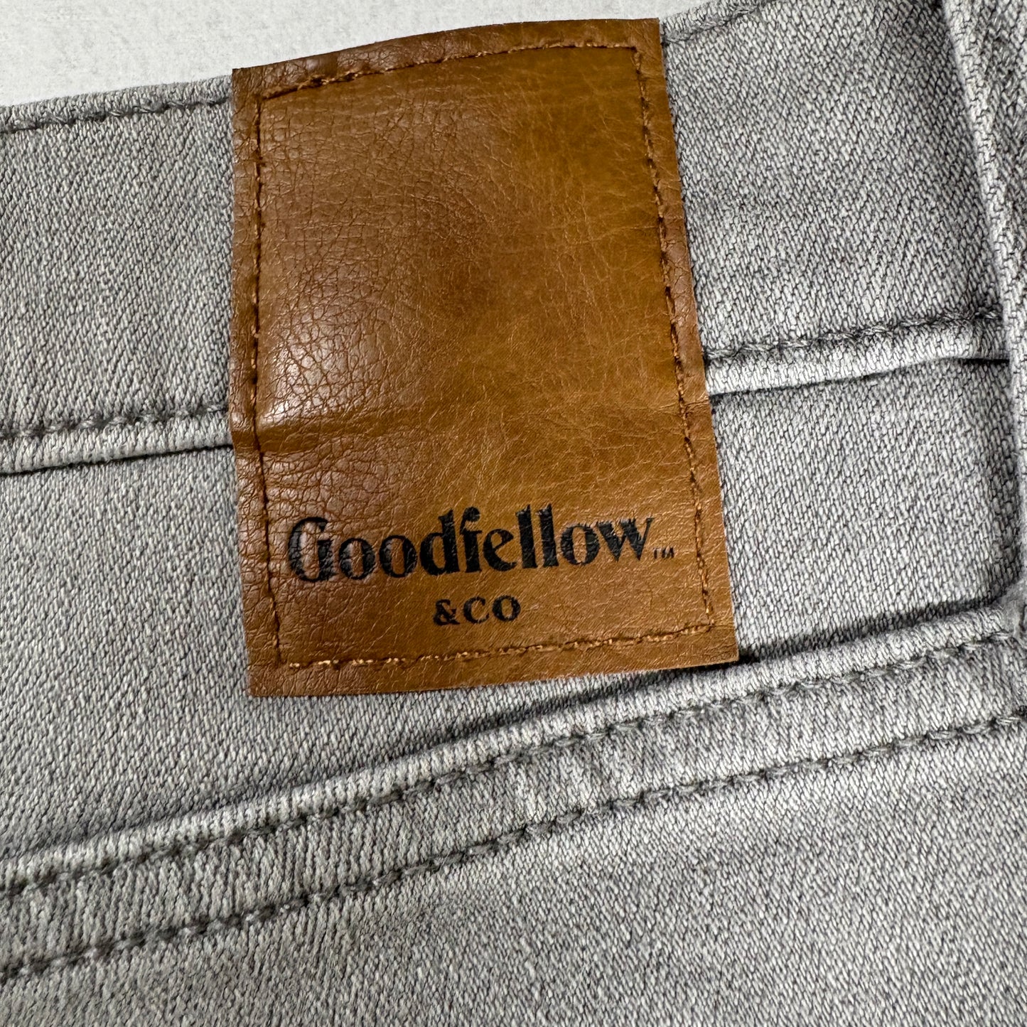 Goodfellow & Co Men’s Gray Jeans Slim Straight Fit Size 38x30