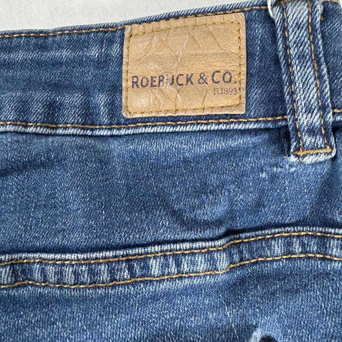 Roebuck & Co. Jeans Size 14 Boys Skinny Fit Blue Denim Made in Bangladesh