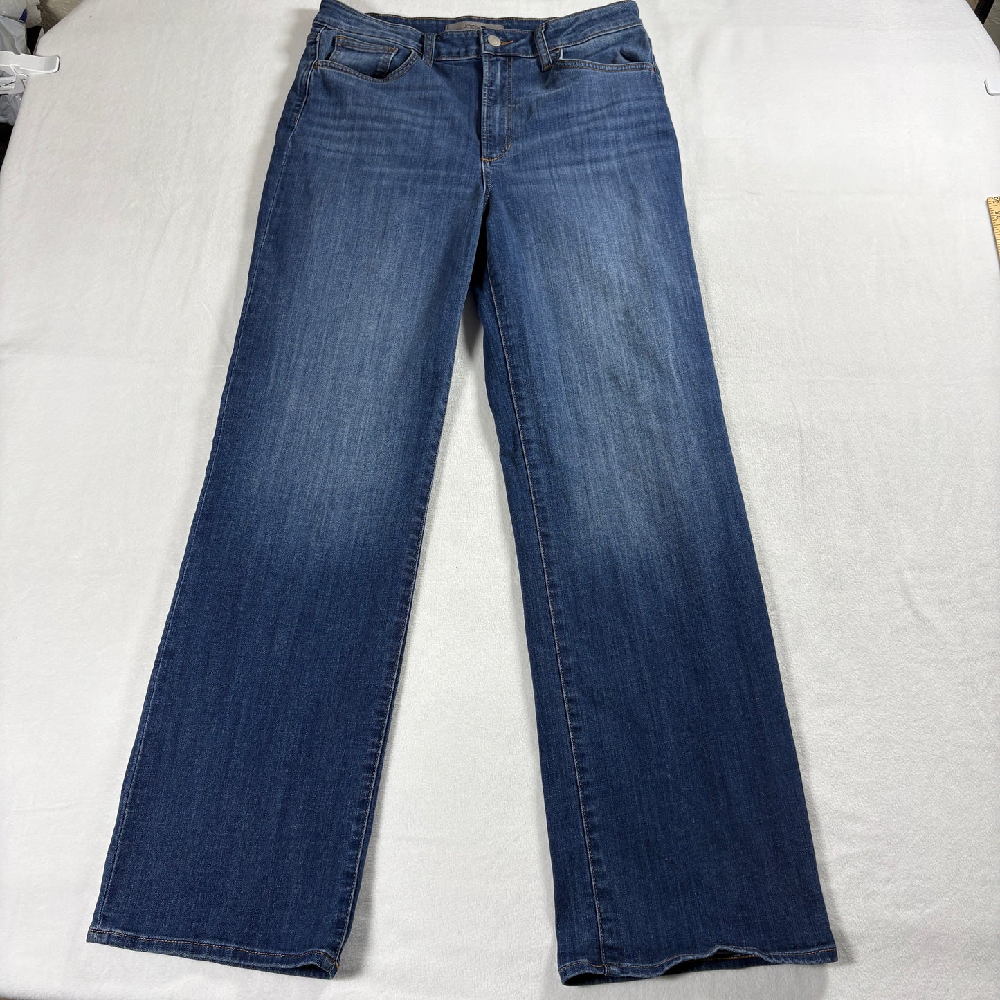 Joes Jeans Womens Wide Leg Full Length Size 30 Blue Stretch Denim Pants Y2K Chic
