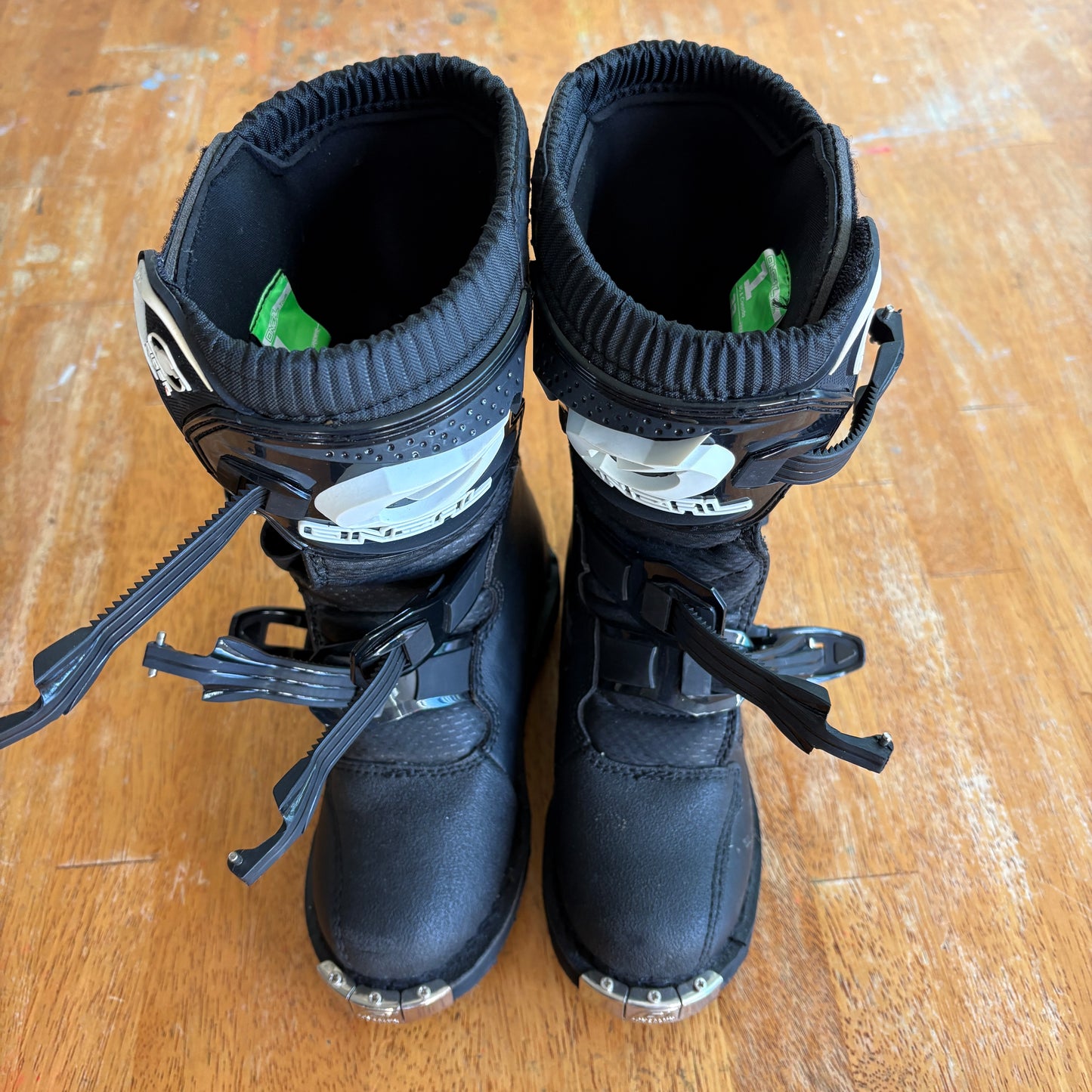 ONeal Motocross Boots Youth Size 1 Black Rider MX Dirt Bike Never Worn New