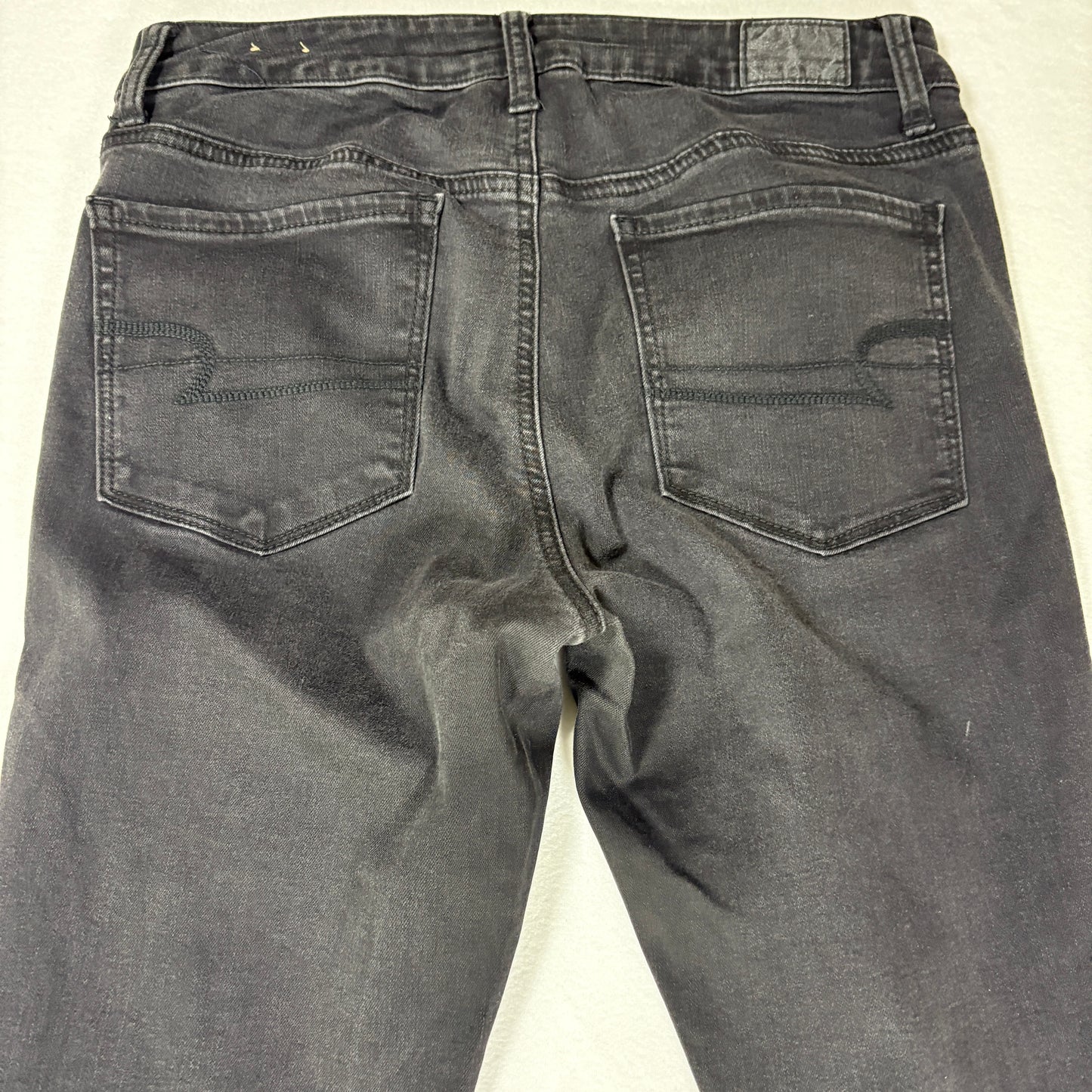 American Eagle Jeans Women’s 8 Short Hi Rise Jegging Black Super Stretch Skinny