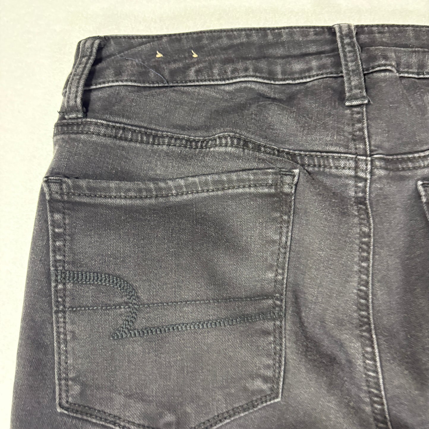 American Eagle Jeans Women’s 8 Short Hi Rise Jegging Black Super Stretch Skinny