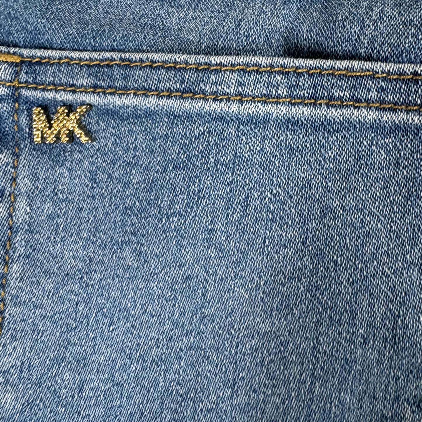 Michael Kors Womens Jeans Size 10 Blue Denim Straight Leg Stretch Casual Wear