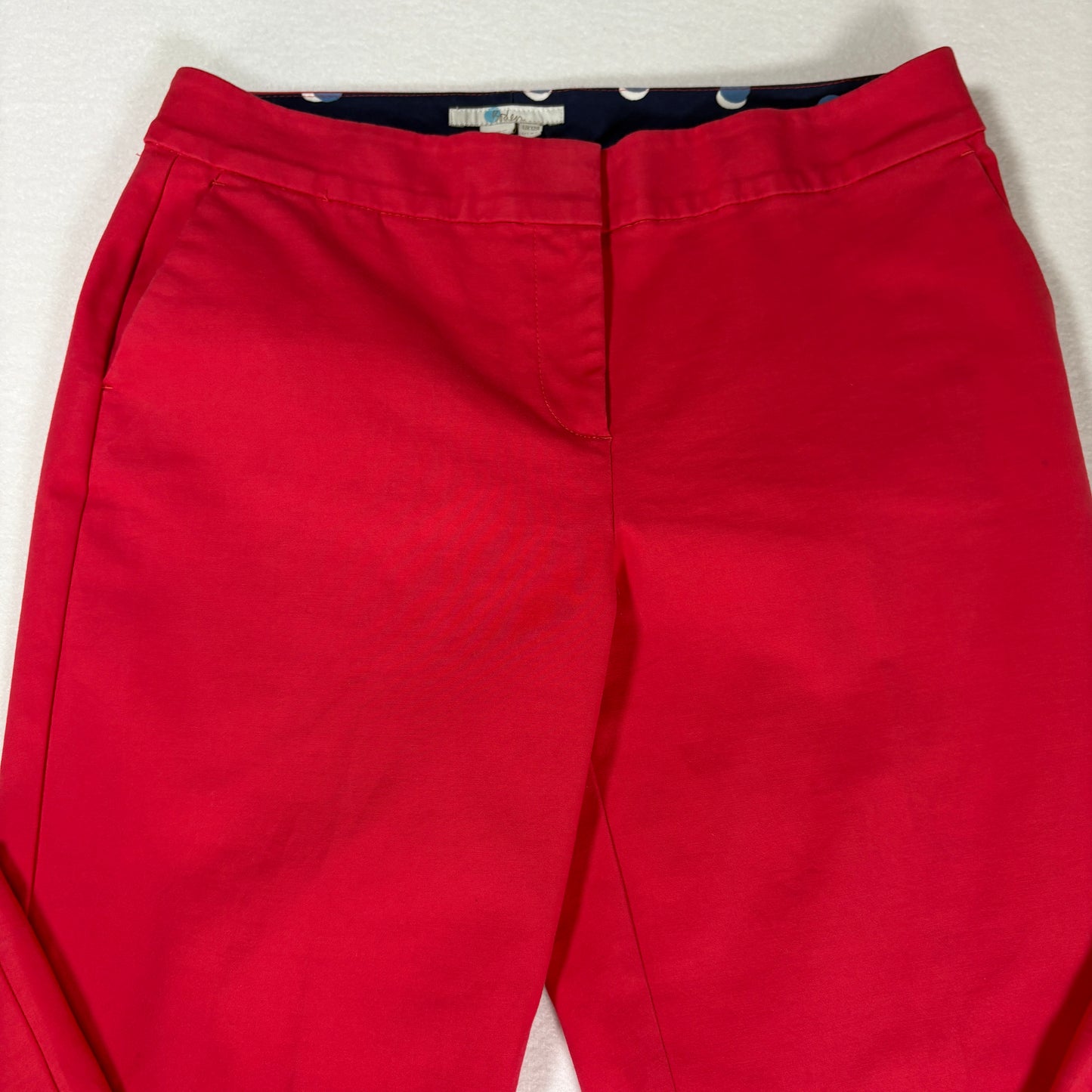 Boden Pants Women’s Red Chino Straight Leg Casual Work Trousers Size 8R