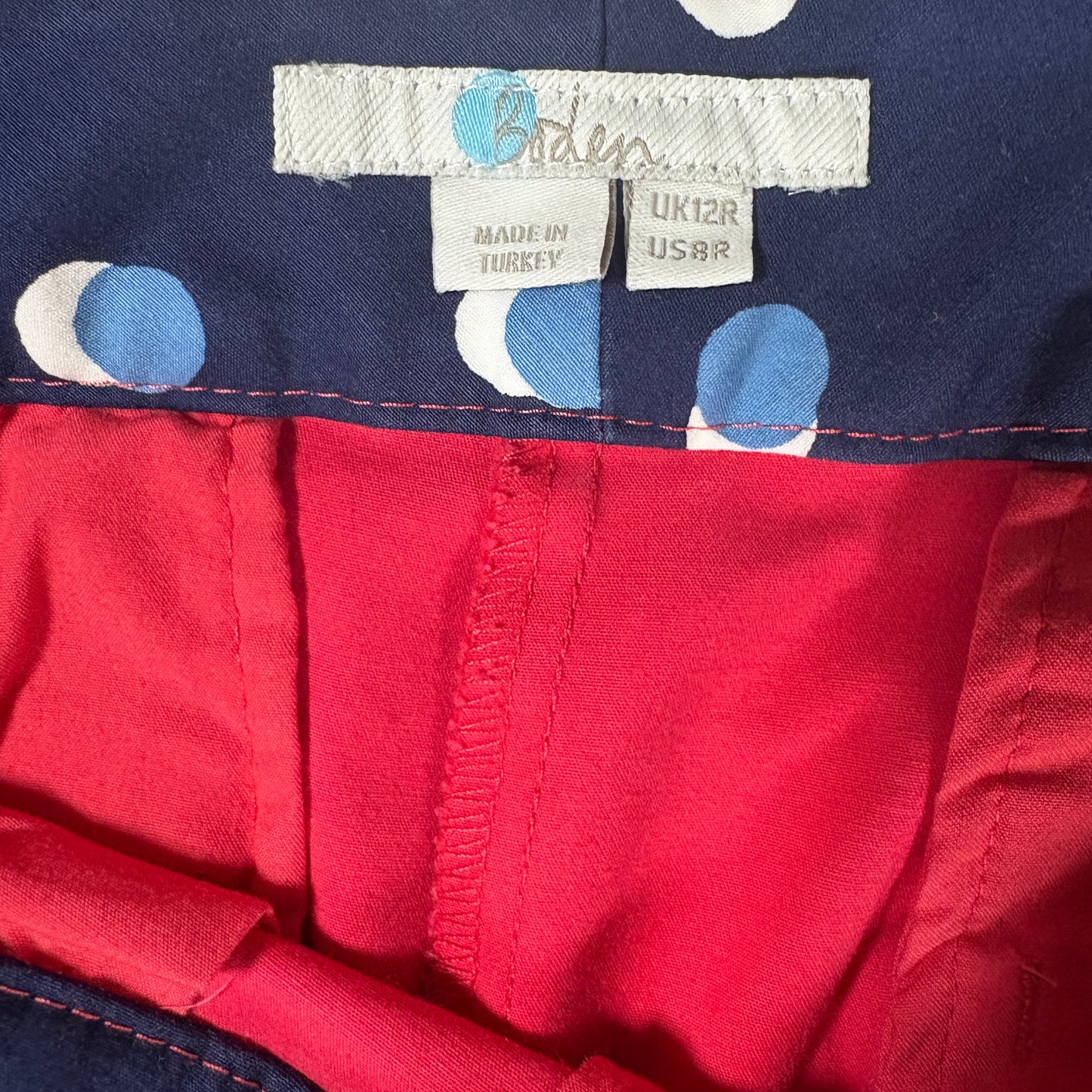 Boden Pants Women’s Red Chino Straight Leg Casual Work Trousers Size 8R