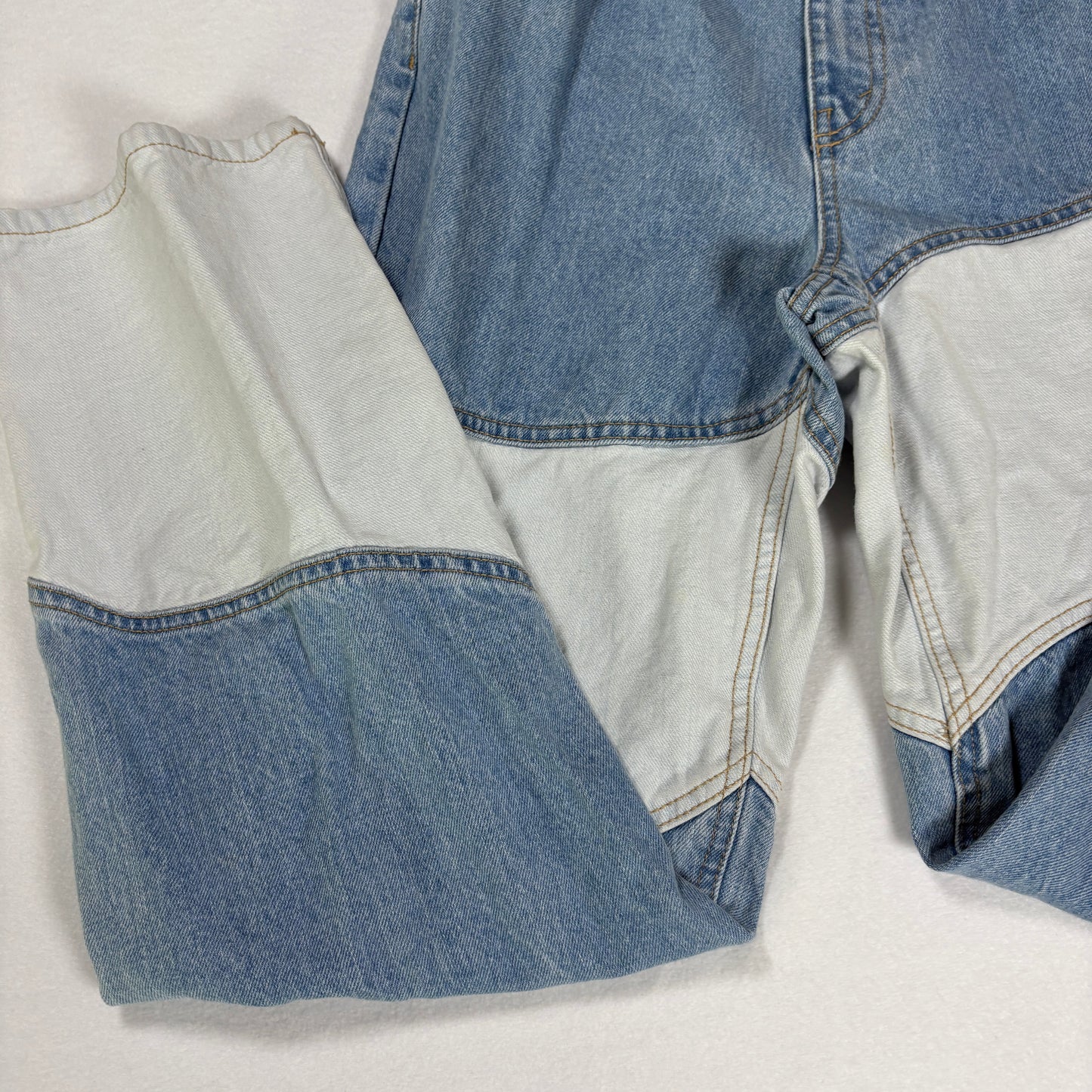Wild Fable Jeans Women’s High Rise Patchwork Baggy Relaxed Straight Size 4