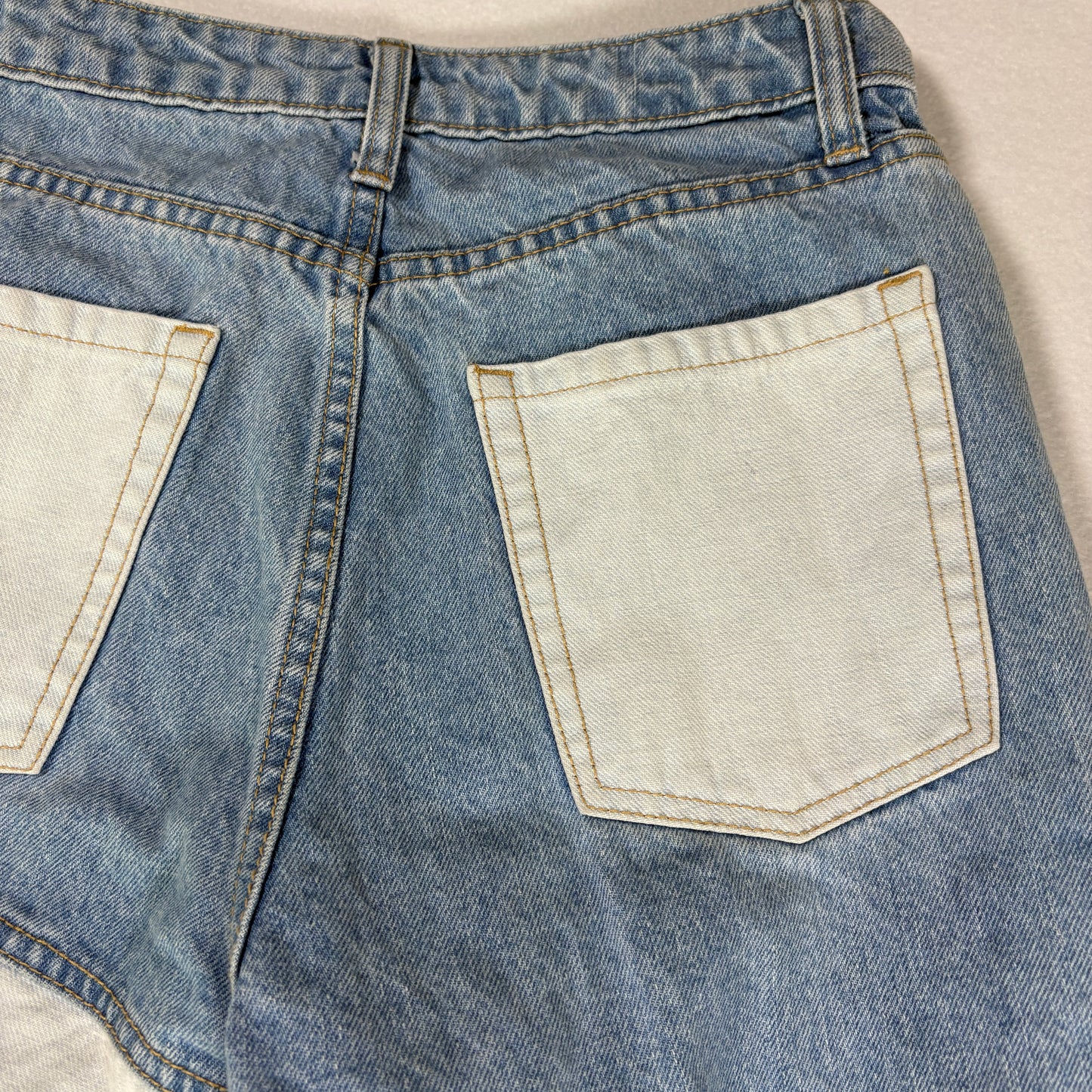 Wild Fable Jeans Women’s High Rise Patchwork Baggy Relaxed Straight Size 4