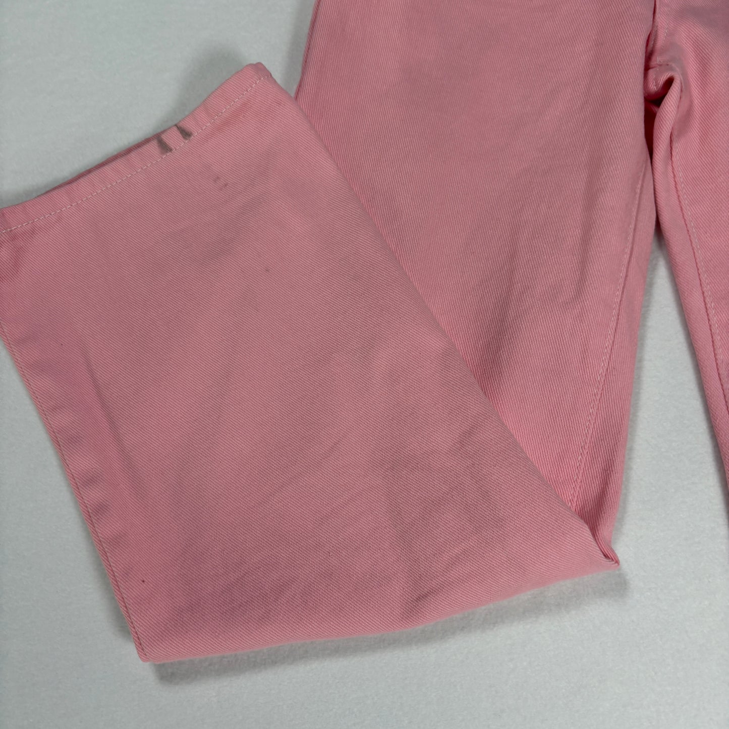 Women’s Jeans Pink Straight Leg High Rise Denim Pants Casual Y2K 31x28
