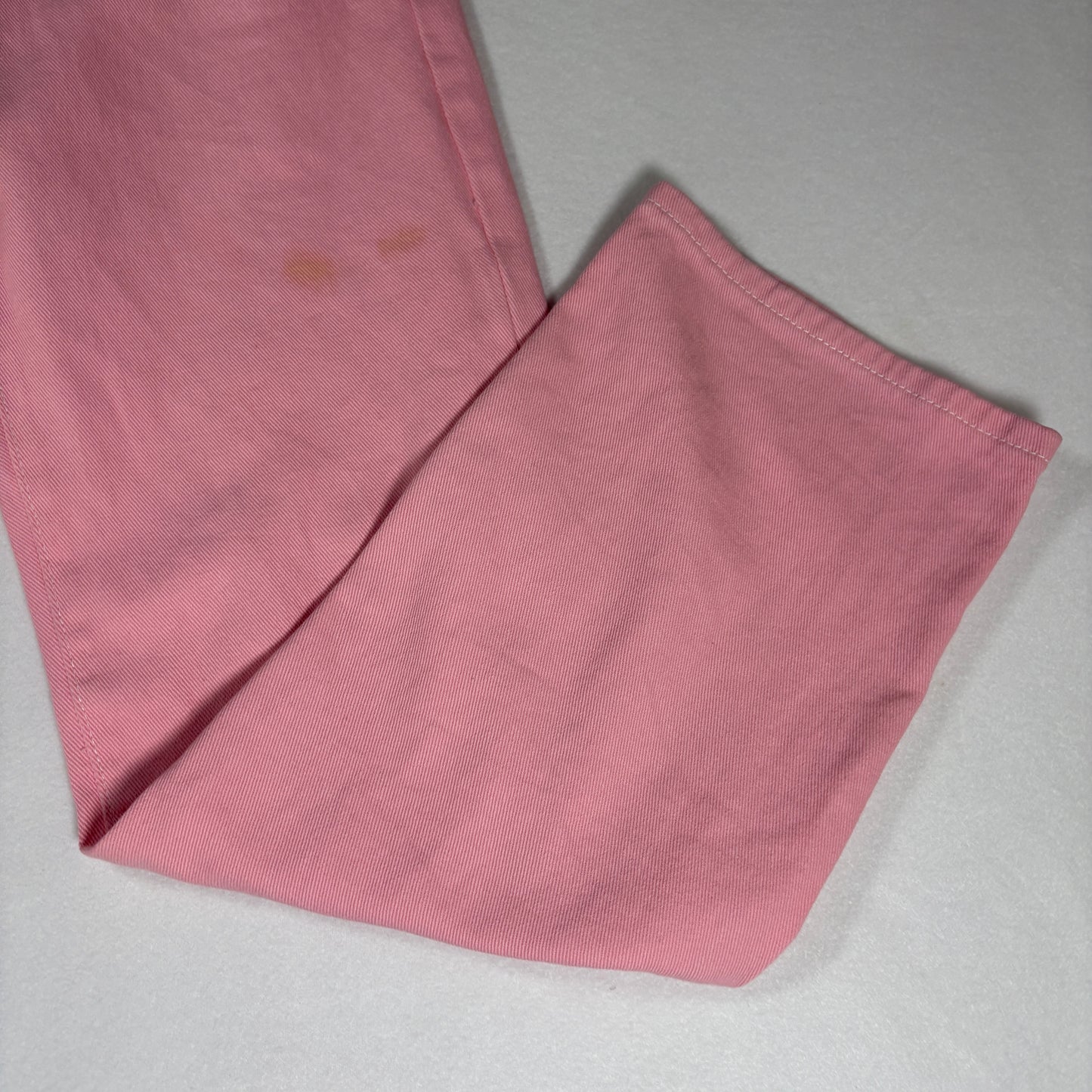 Women’s Jeans Pink Straight Leg High Rise Denim Pants Casual Y2K 31x28