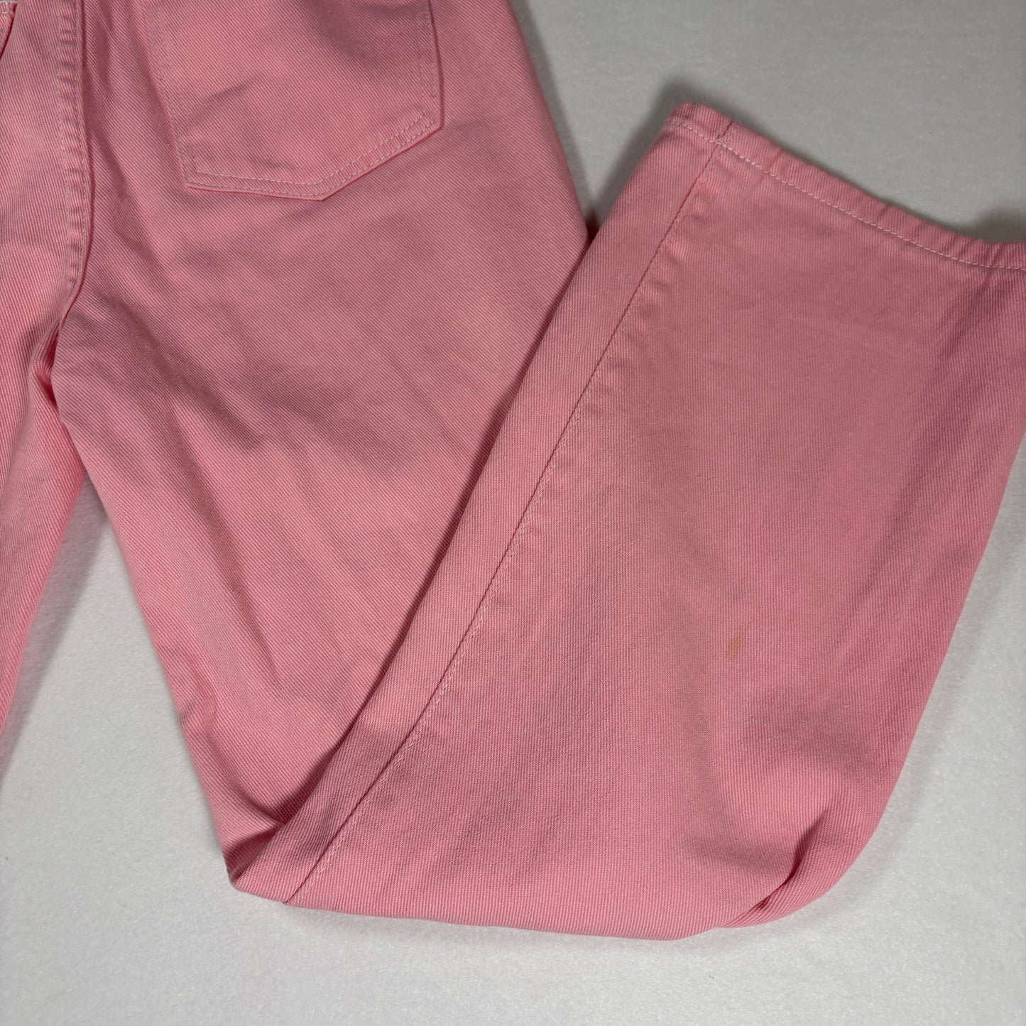 Women’s Jeans Pink Straight Leg High Rise Denim Pants Casual Y2K 31x28