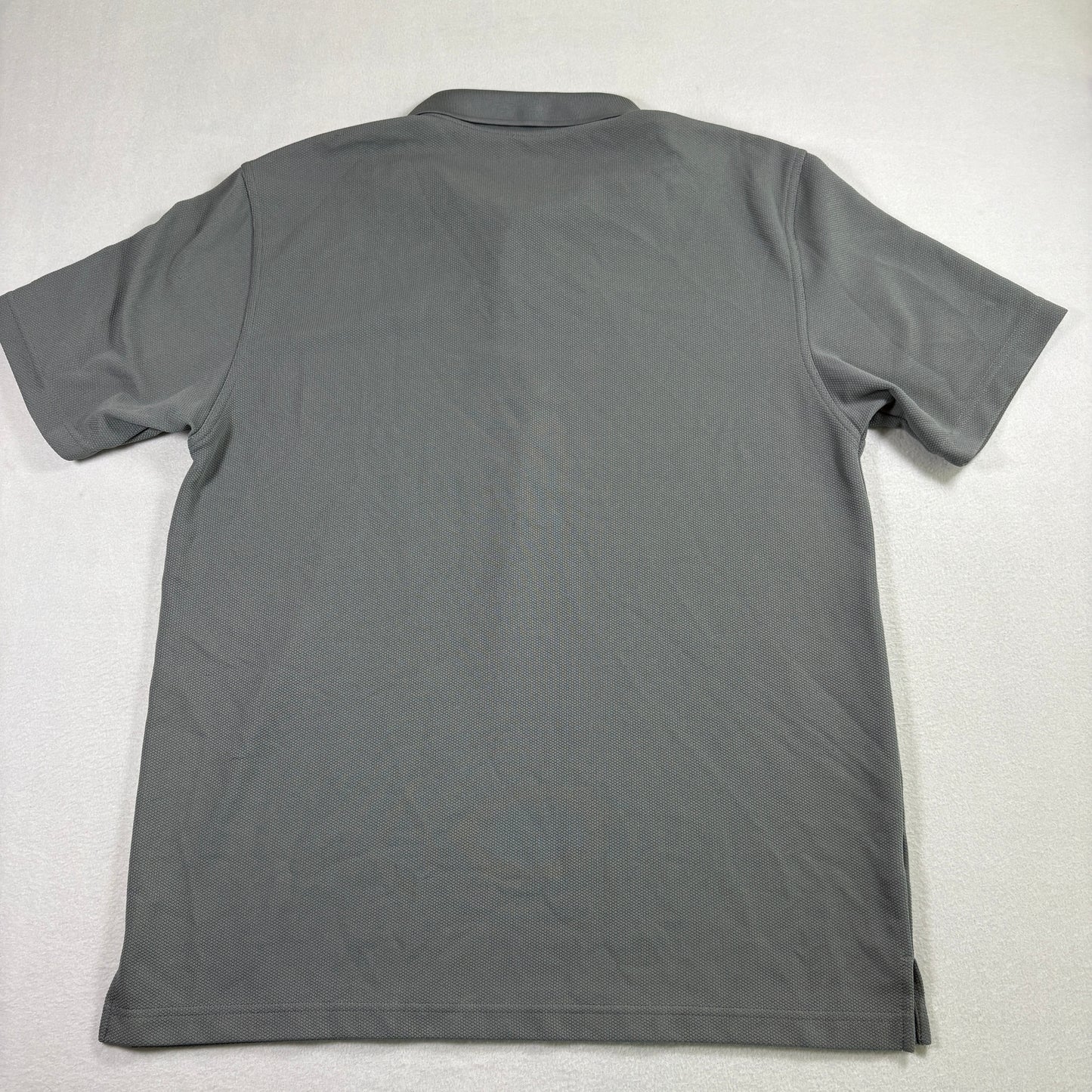 Grand Slam Mens Polo Shirt XL Gray Performance Golf Activewear Short Sleeve