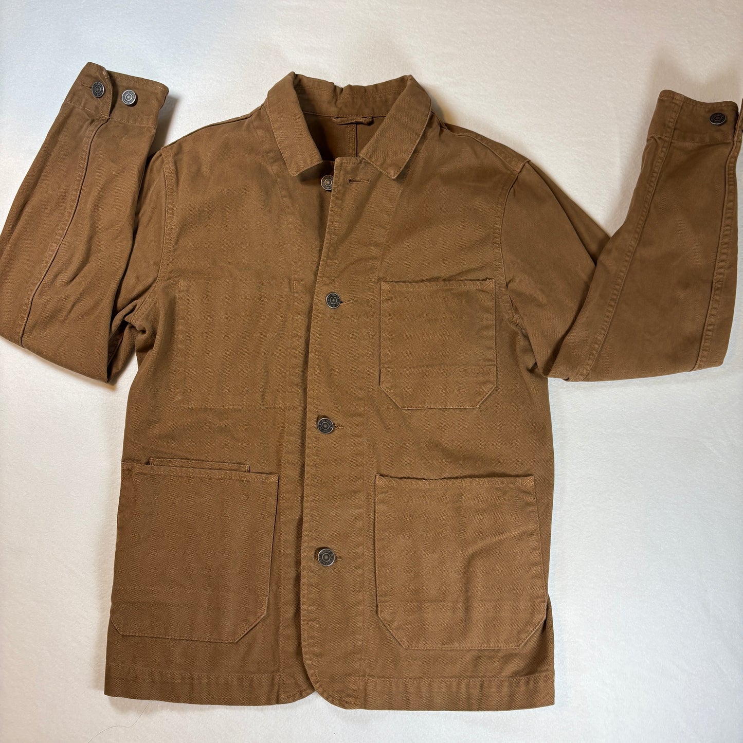 Bestseller Jacket Men’s Brown Workwear Chore Coat Utility Cotton Canvas Medium