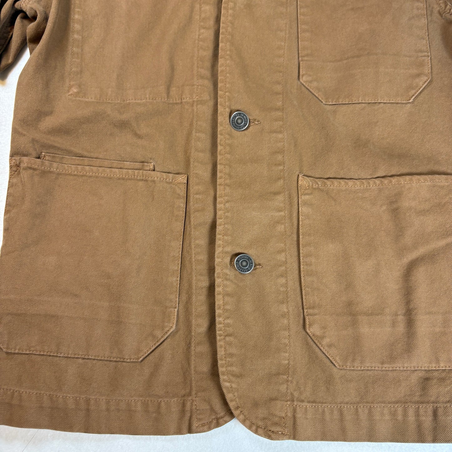 Bestseller Jacket Men’s Brown Workwear Chore Coat Utility Cotton Canvas Medium