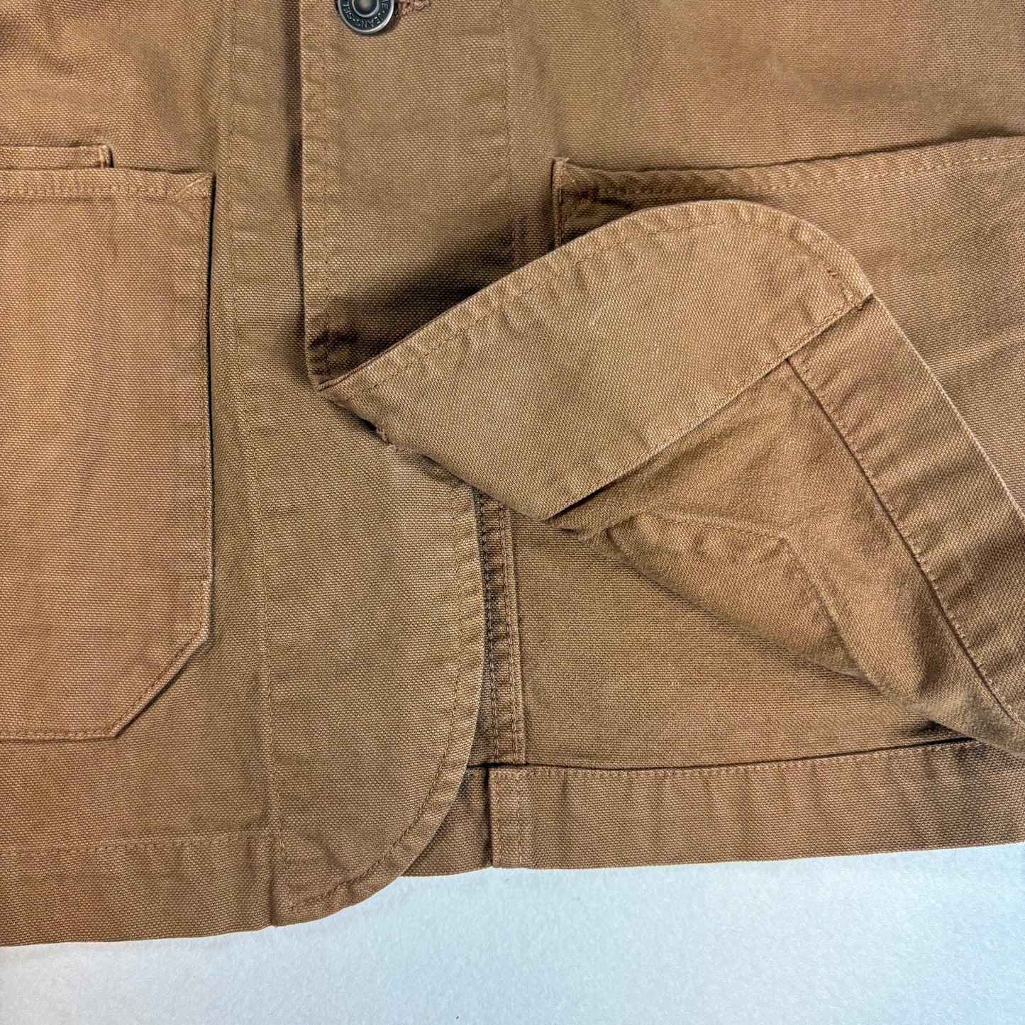Bestseller Jacket Men’s Brown Workwear Chore Coat Utility Cotton Canvas Medium