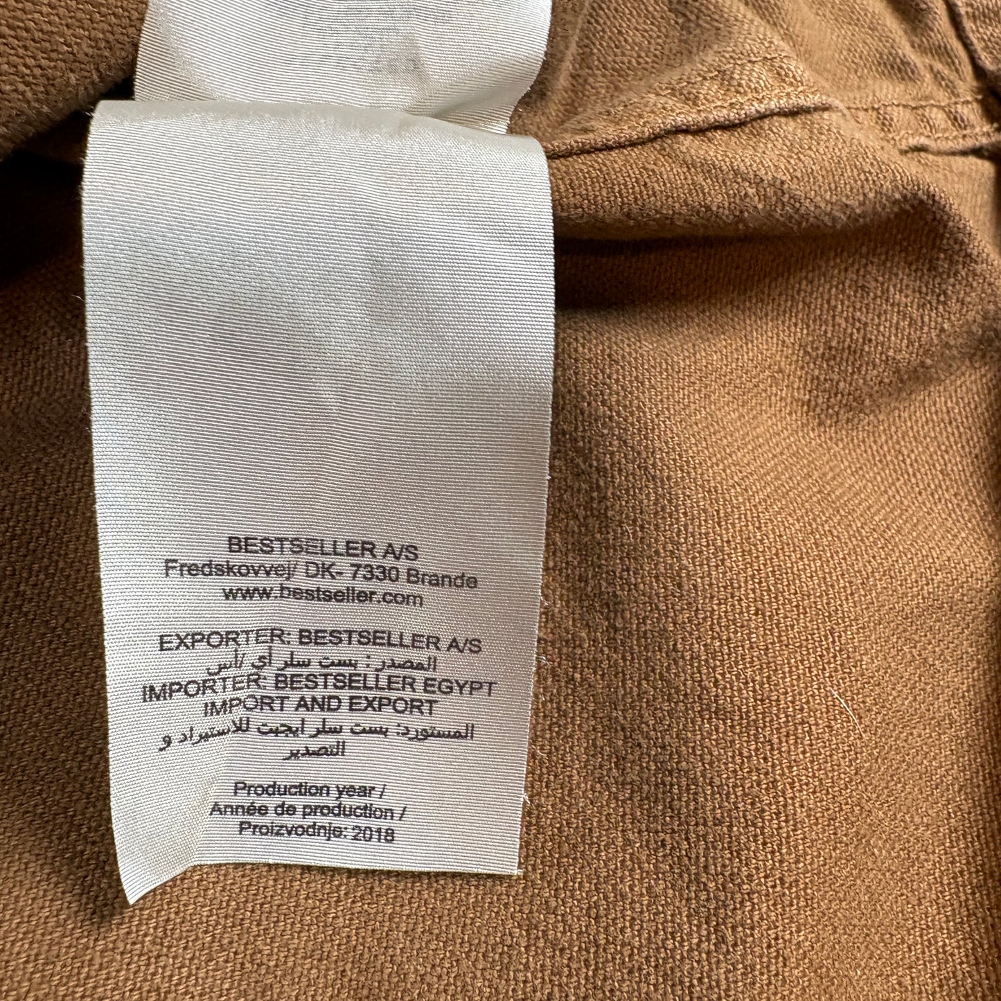 Bestseller Jacket Men’s Brown Workwear Chore Coat Utility Cotton Canvas Medium