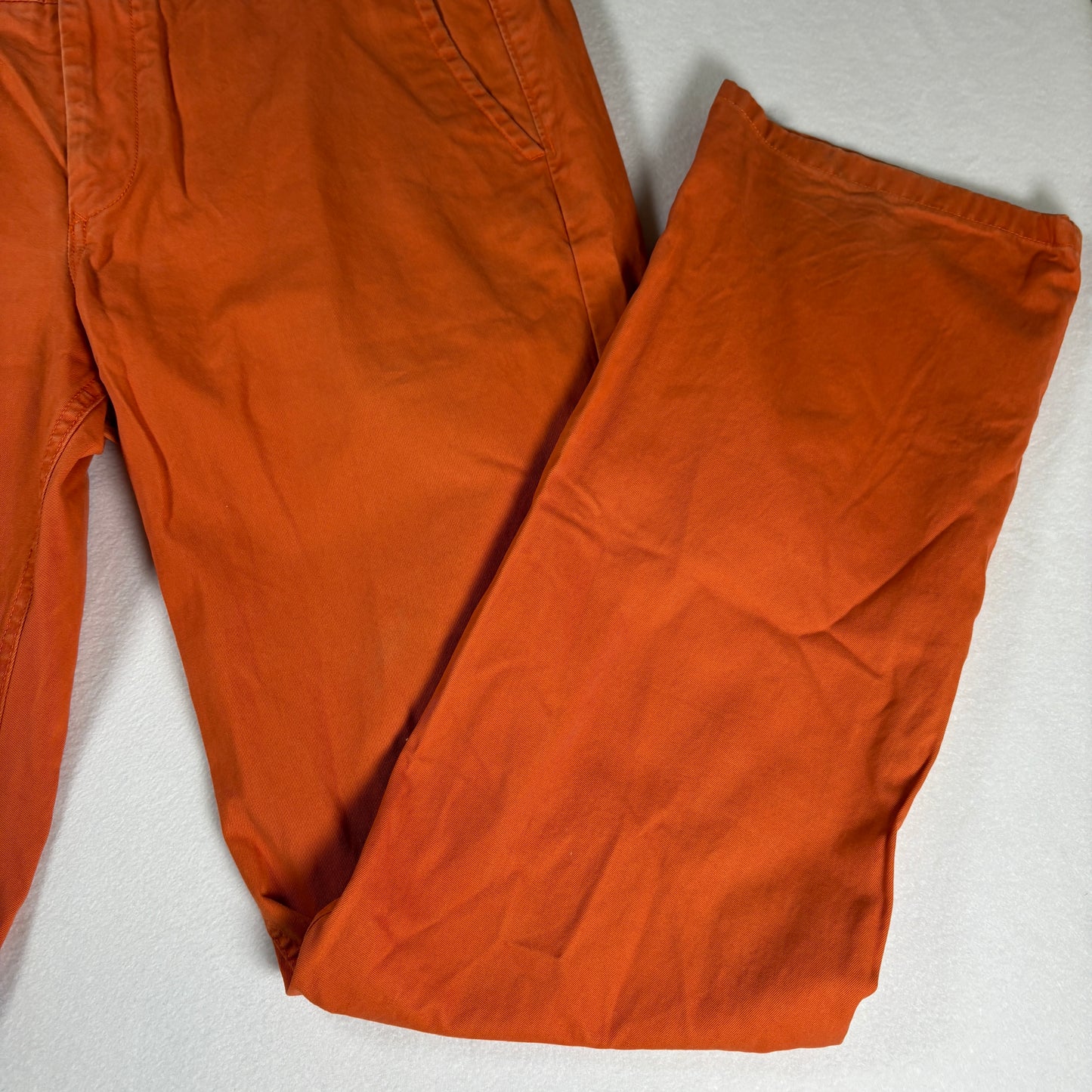 Bonobos Pants Men’s 34x34 Orange Straight Fit Chinos Casual Dress Cotton