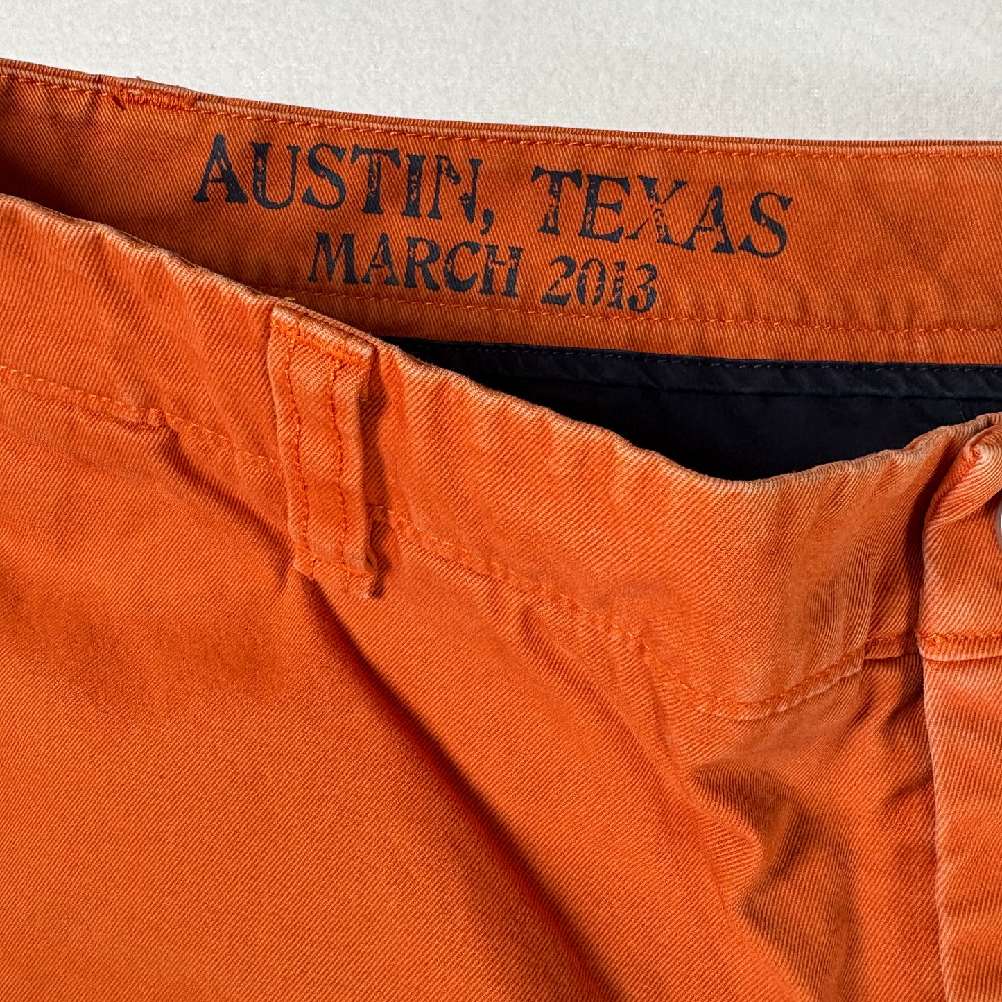 Bonobos Pants Men’s 34x34 Orange Straight Fit Chinos Casual Dress Cotton