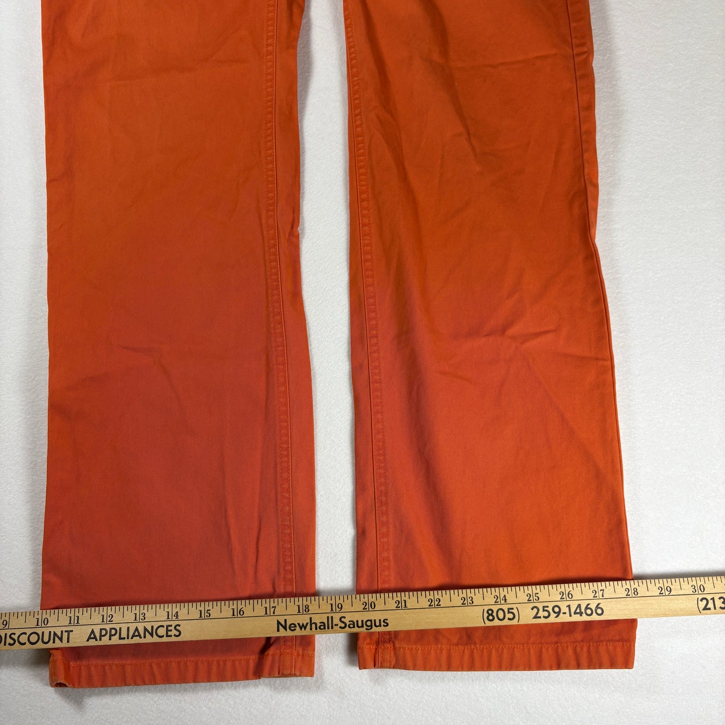 Bonobos Pants Men’s 34x34 Orange Straight Fit Chinos Casual Dress Cotton