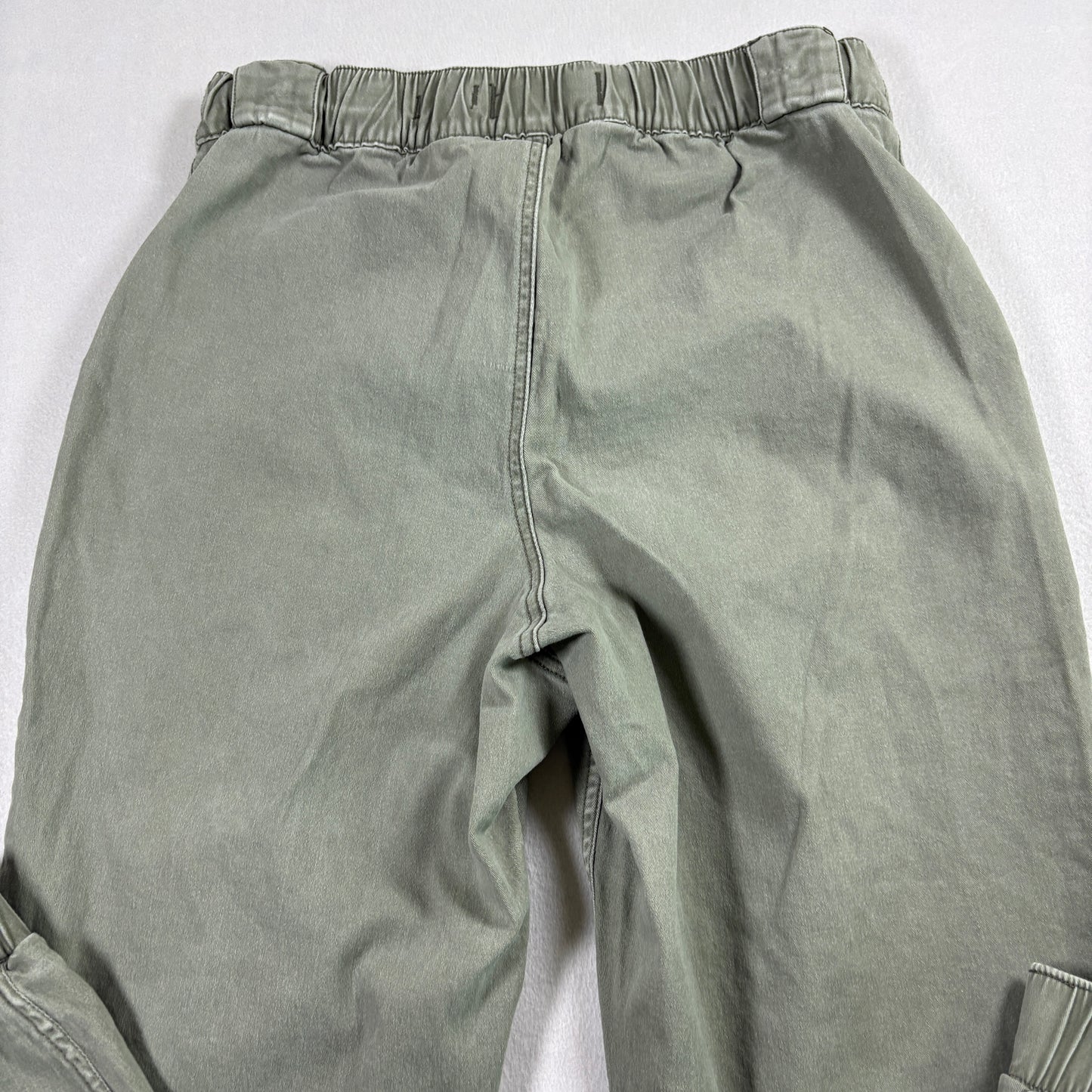 Hollister Womens Joggers Size L Green Ultra High Rise Stretch Utility Pants
