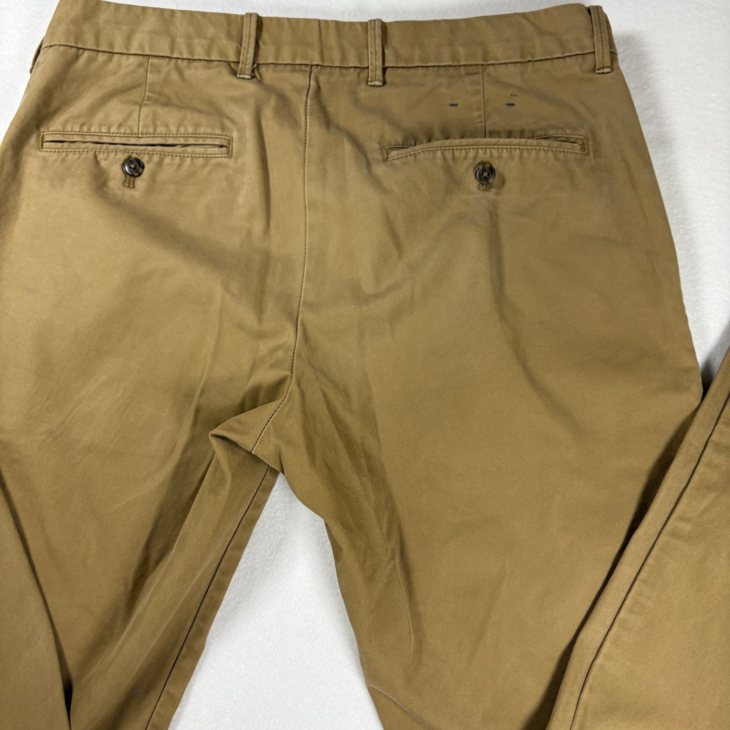 GAP Pants Men’s 33x32 Skinny Fit Khaki Chinos Casual Dress Cotton Slim Trousers