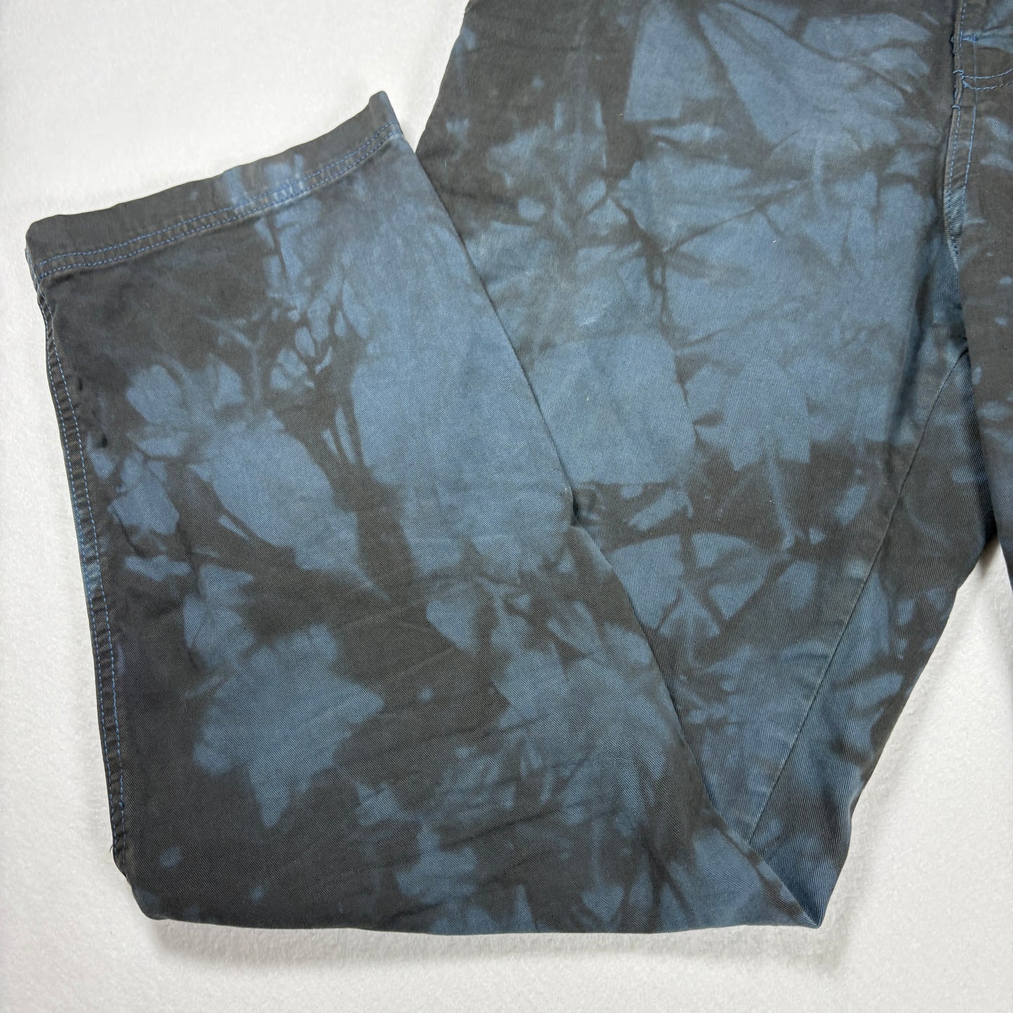BDG Pants Mens 32x32 Tie Dye Black Blue Chino Casual Streetwear Urban Outfit