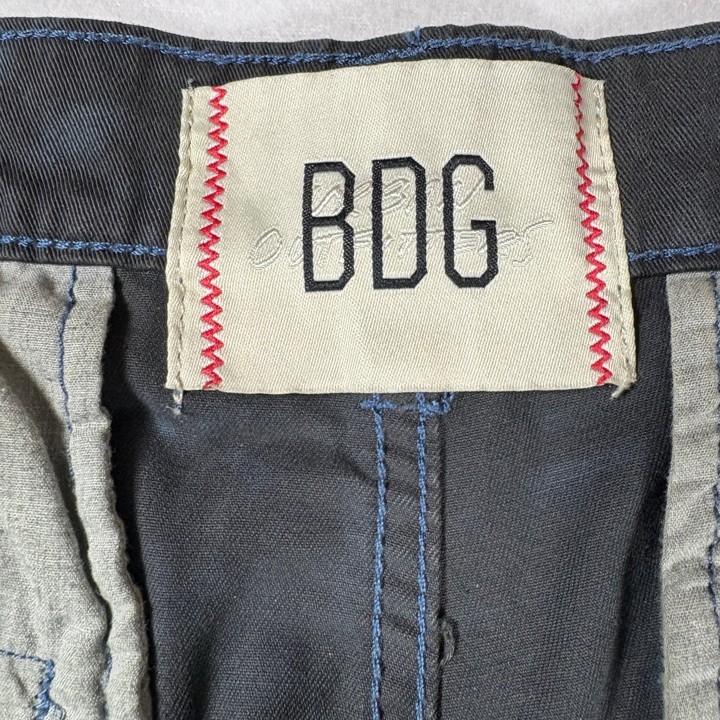 BDG Pants Mens 32x32 Tie Dye Black Blue Chino Casual Streetwear Urban Outfit