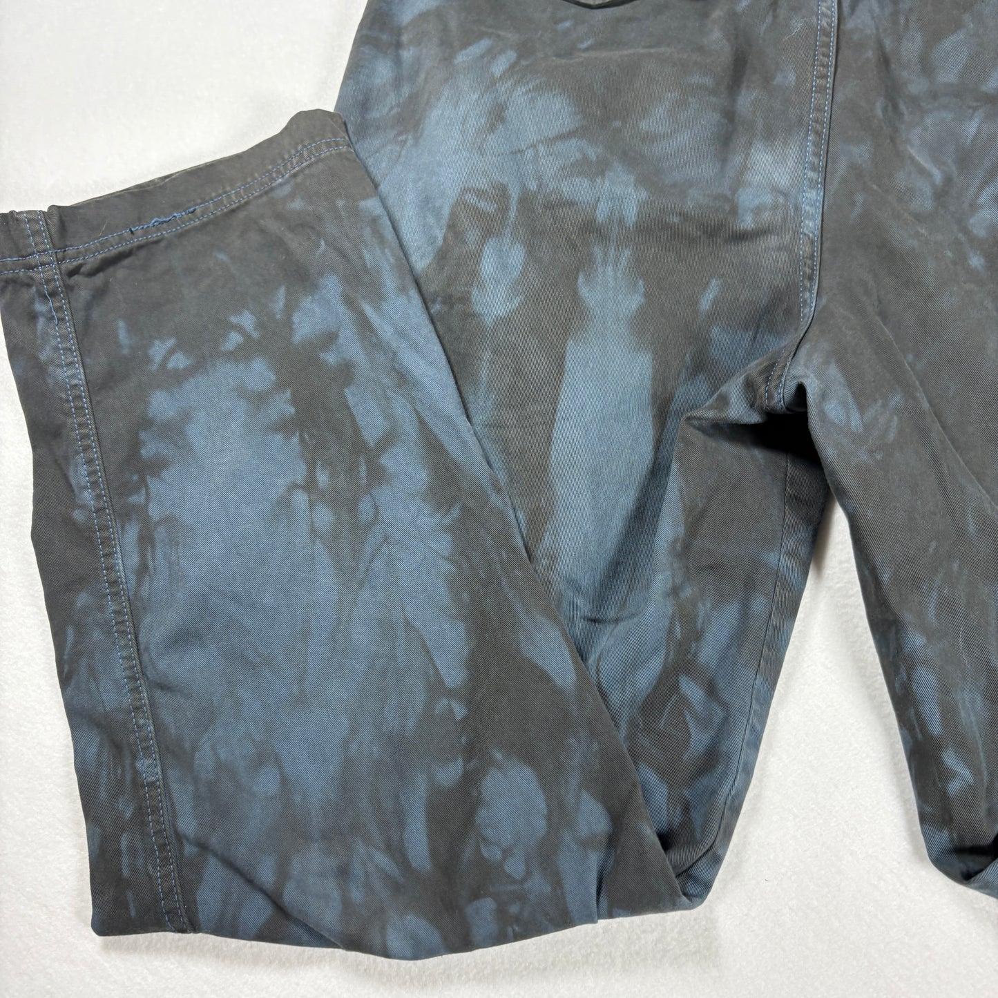 BDG Pants Mens 32x32 Tie Dye Black Blue Chino Casual Streetwear Urban Outfit