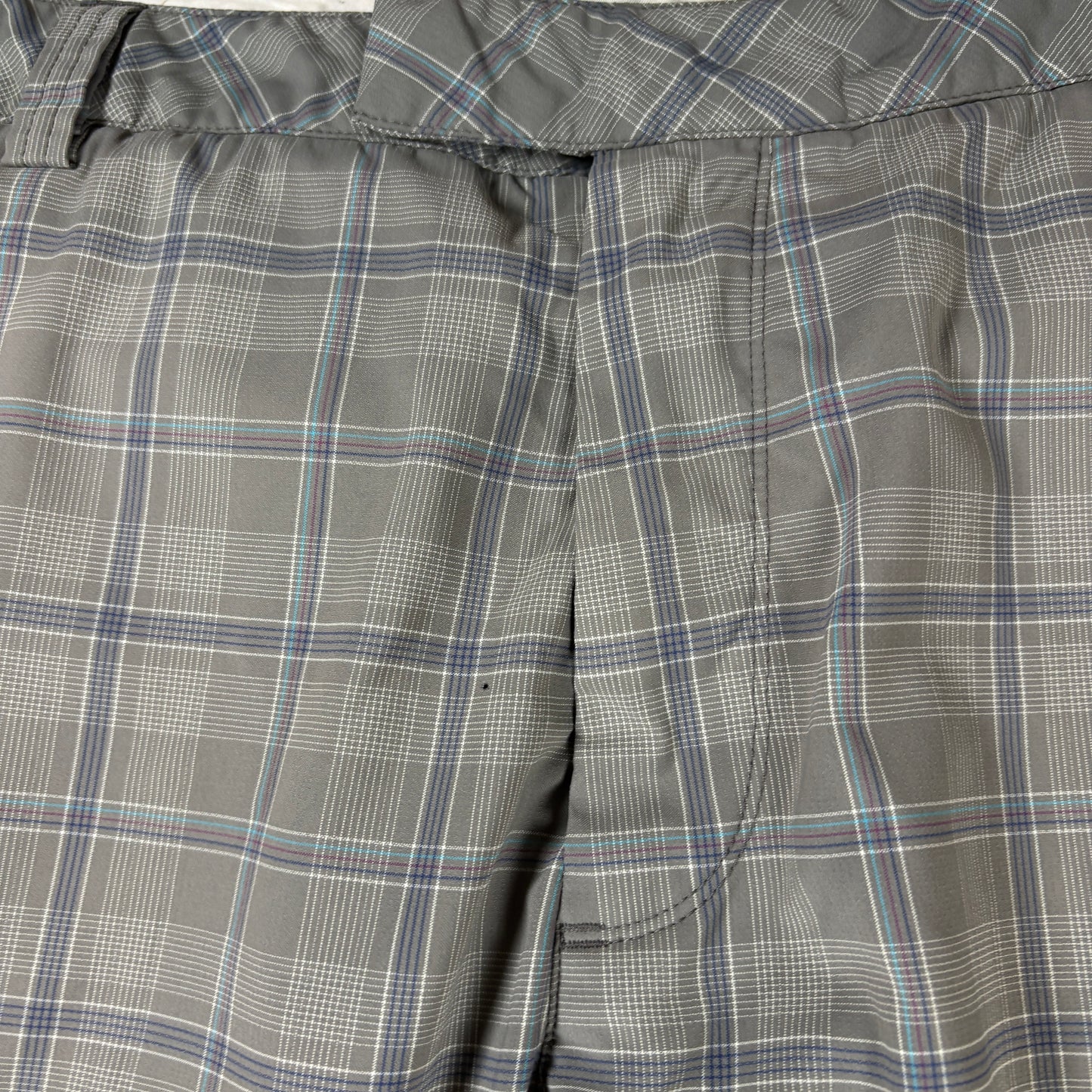 Puma Pants Mens 36x32 Plaid Gray Golf Casual Lifestyle Stretch Comfort Trousers