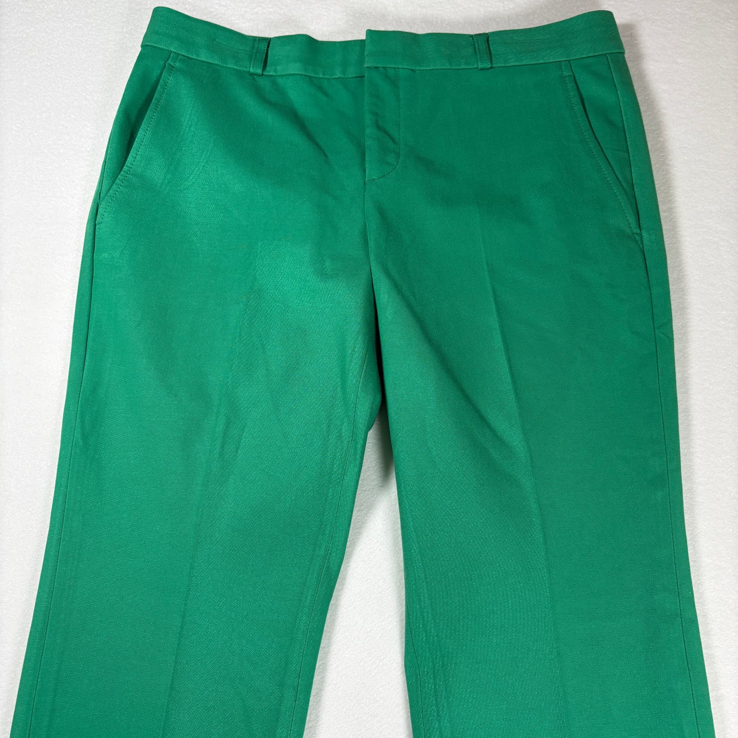 Banana Republic Pants Womens 10P Ryan Green Straight Leg Dress Work Trousers