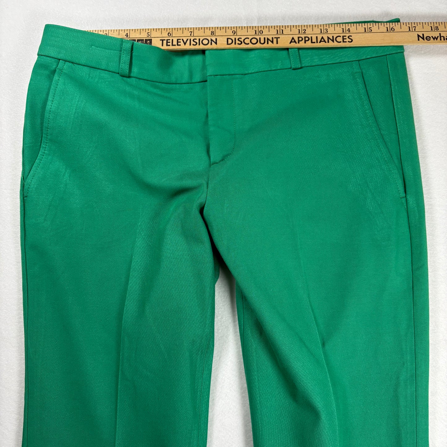 Banana Republic Pants Womens 10P Ryan Green Straight Leg Dress Work Trousers