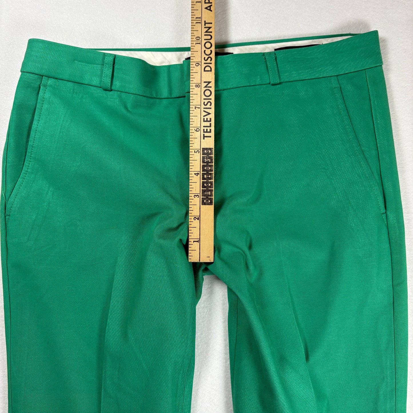 Banana Republic Pants Womens 10P Ryan Green Straight Leg Dress Work Trousers