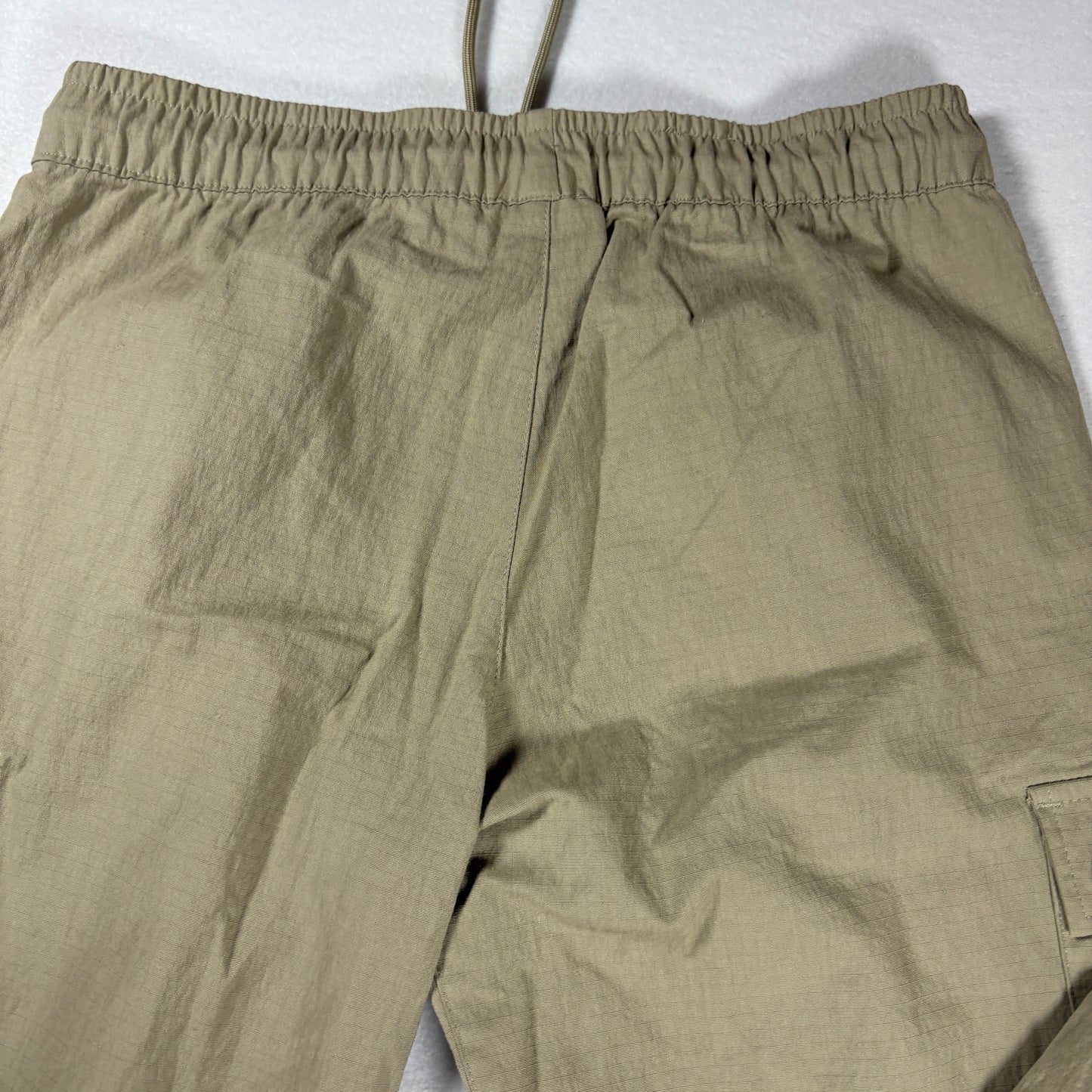 Sacre Pants Mens Small Beige Cargo Joggers Elastic Waist Utility Streetwear