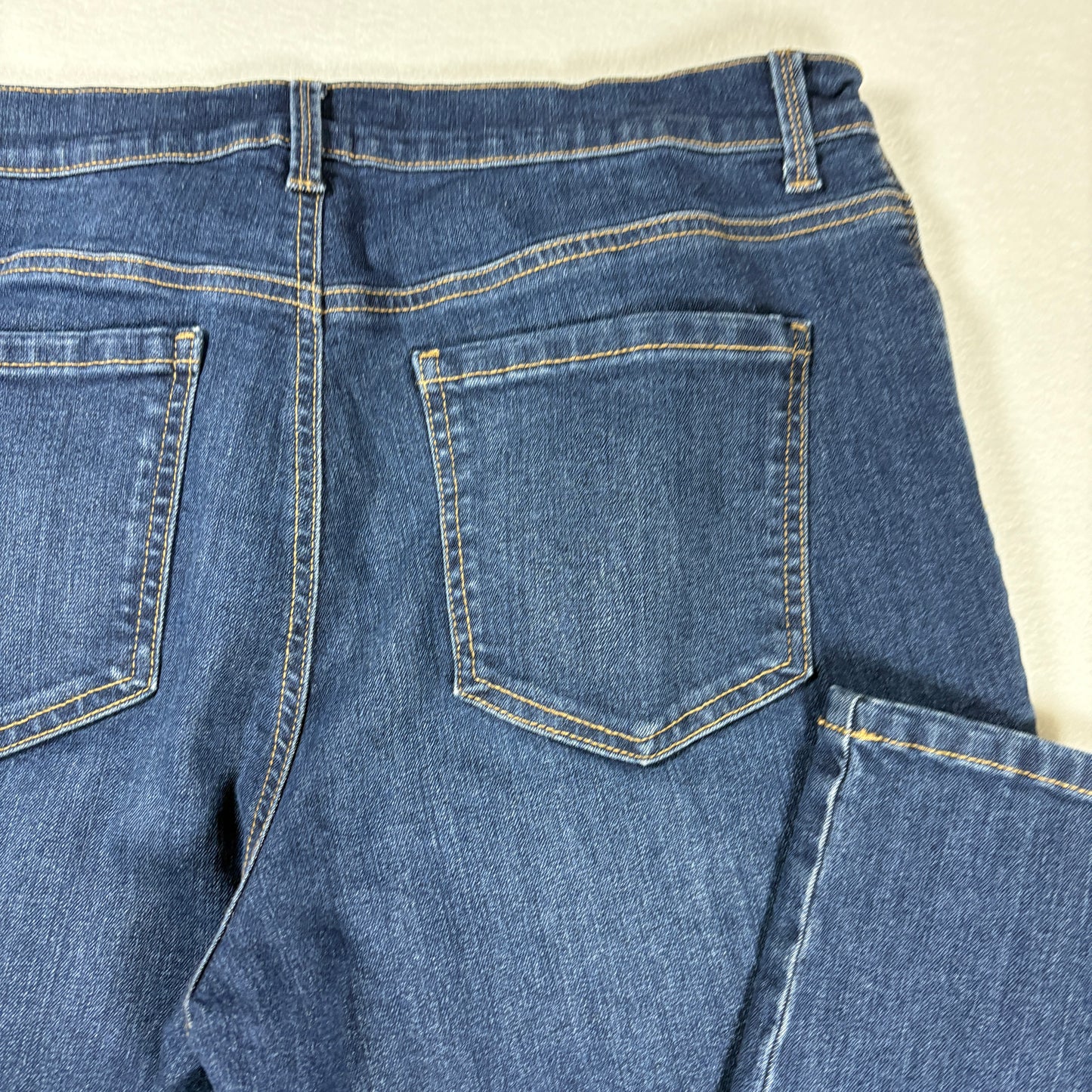 Gloria Vanderbilt Jeans Womens 14 Amanda Classic Tapered Blue Denim Stretch