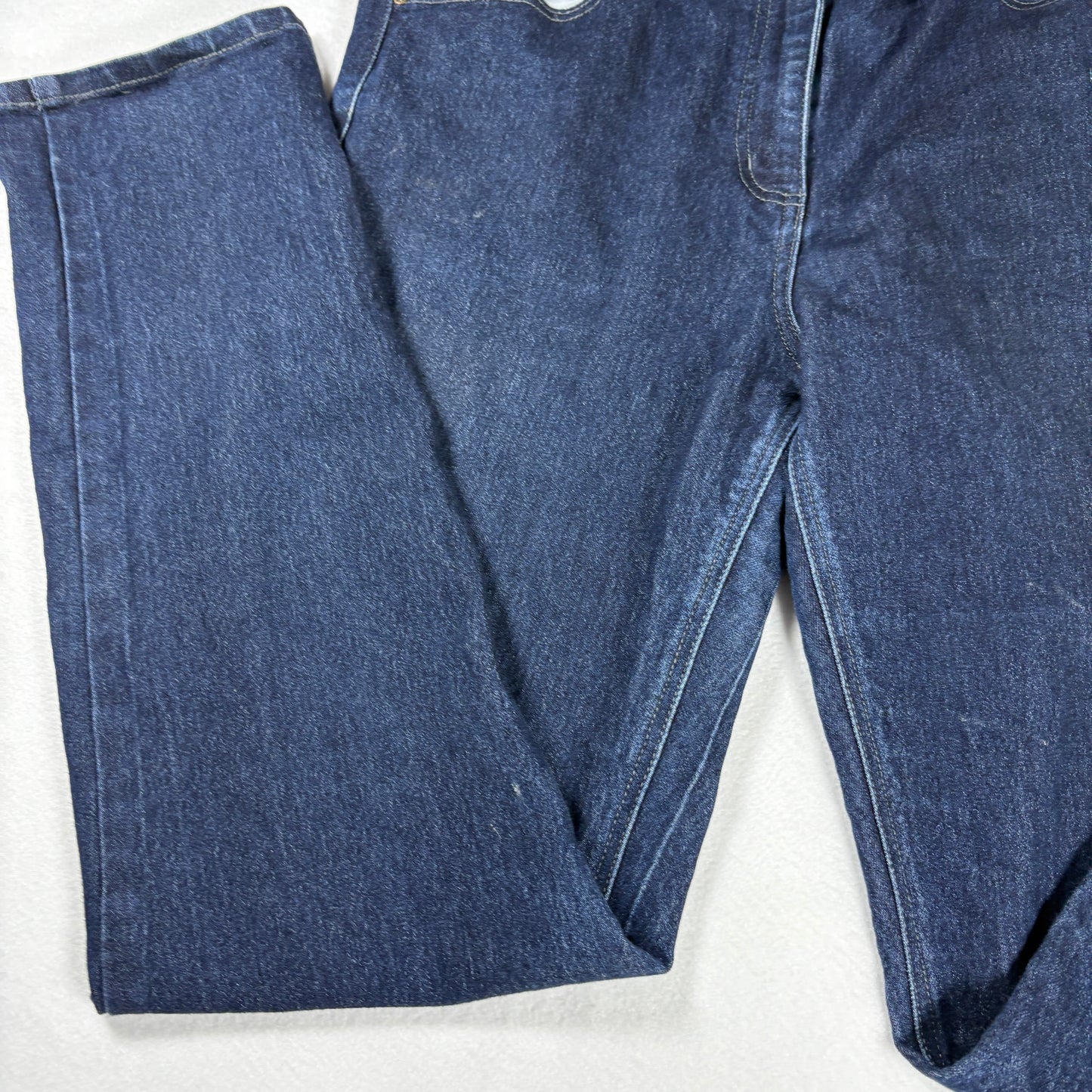 Apparel Collection Jeans Womens 14R Dark Wash Stretch Straight Denim Pants