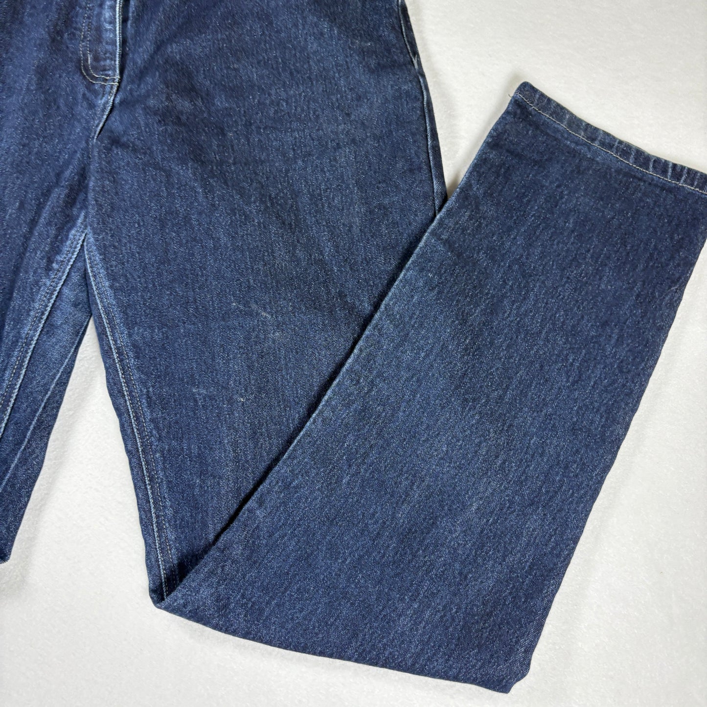 Apparel Collection Jeans Womens 14R Dark Wash Stretch Straight Denim Pants