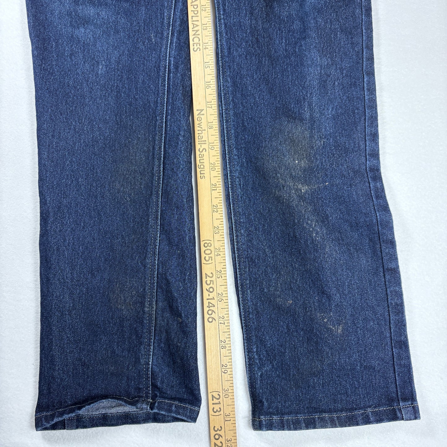 Apparel Collection Jeans Womens 14R Dark Wash Stretch Straight Denim Pants