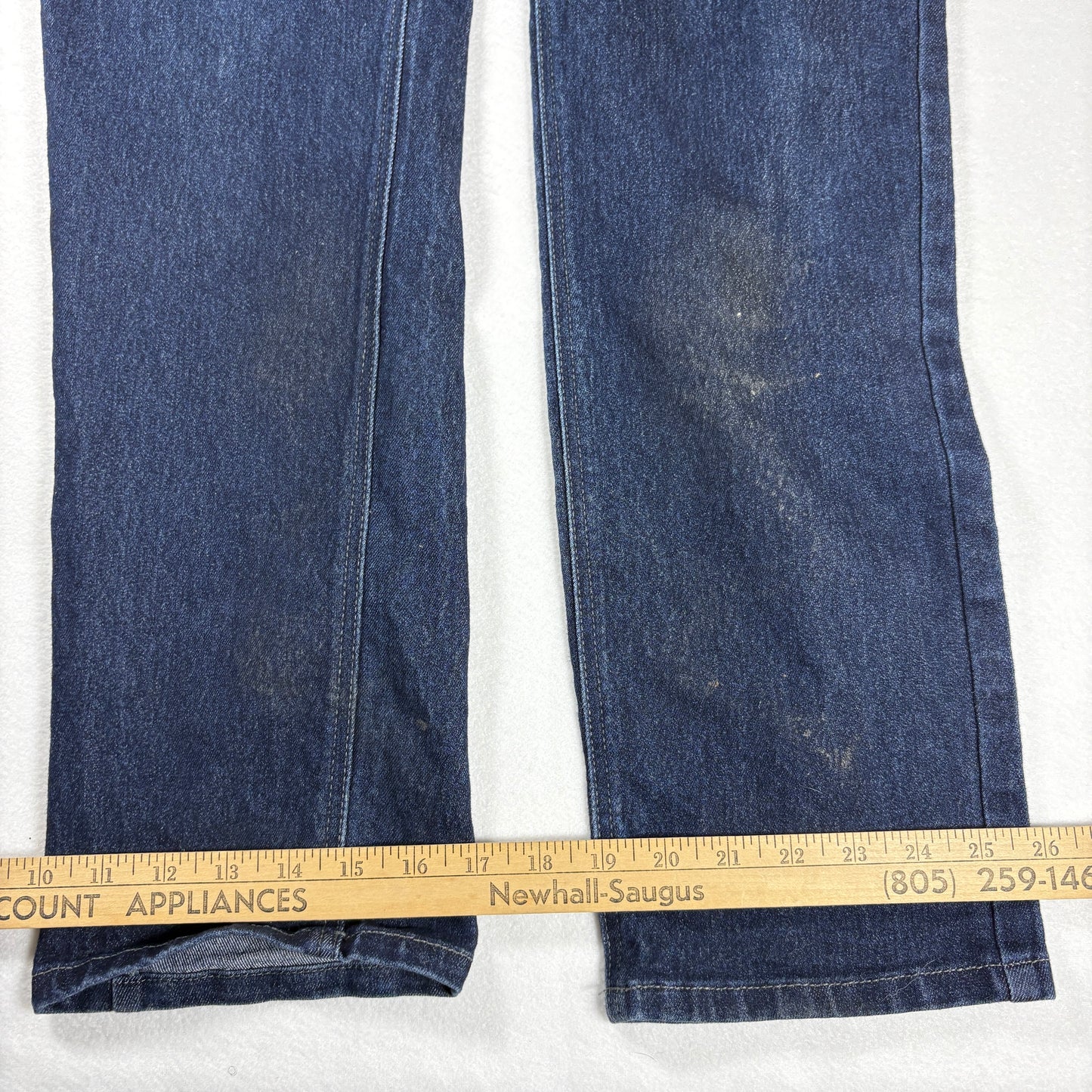 Apparel Collection Jeans Womens 14R Dark Wash Stretch Straight Denim Pants