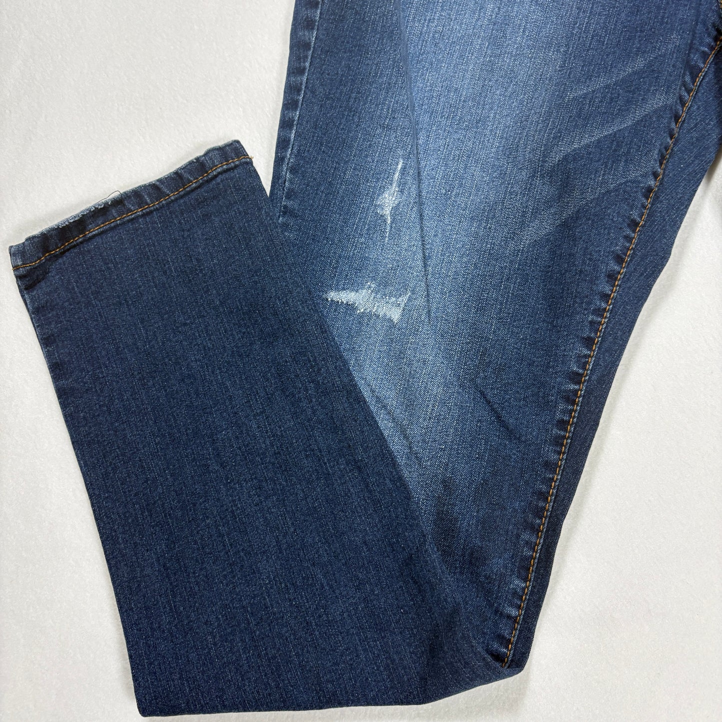 Canyon River Blues Women’s Jeans Size 14 Blue Distressed Stretch Denim Casual