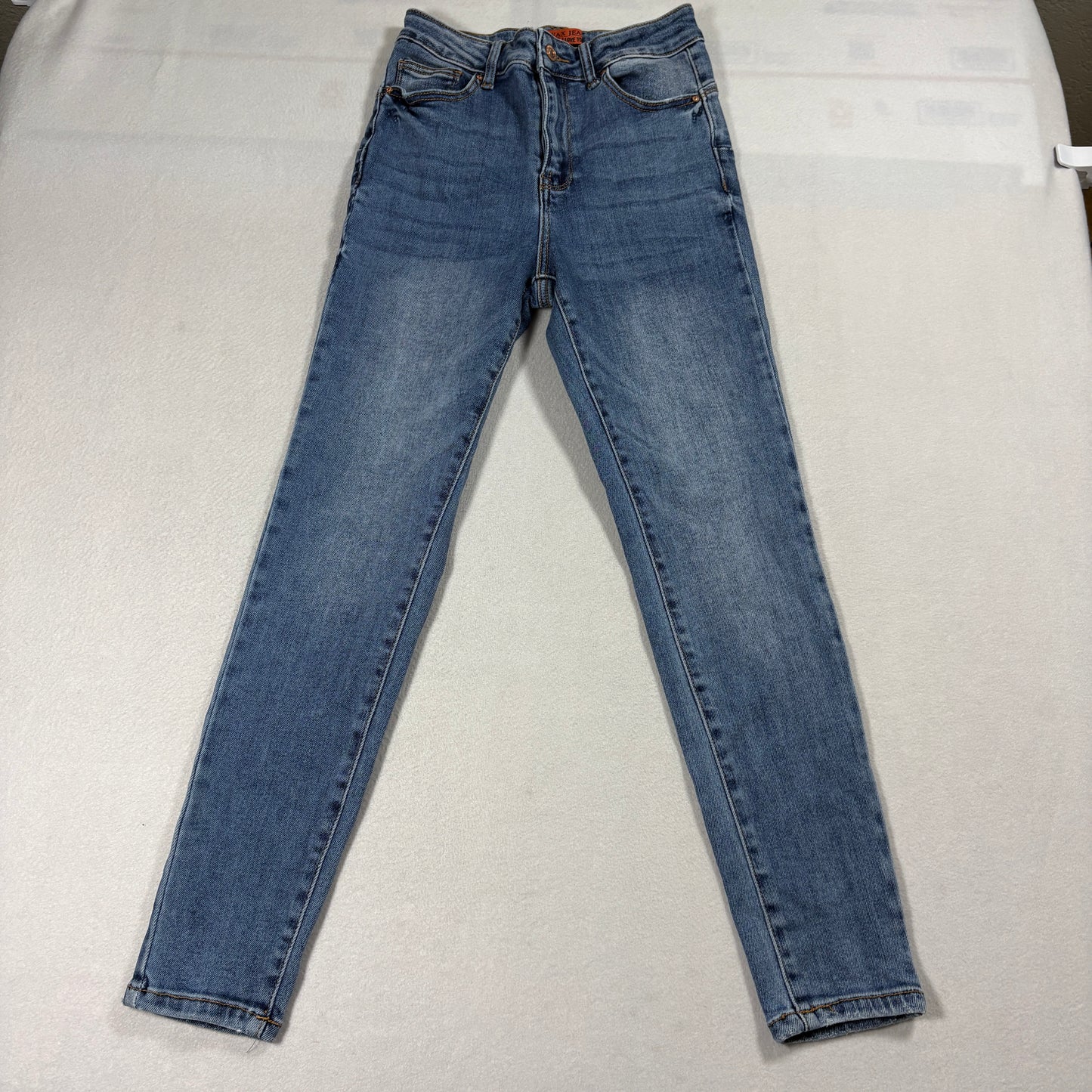 Wax Jeans Skinny Jeans Womens 5/27 Light Wash High Rise Stretch Butt Lift