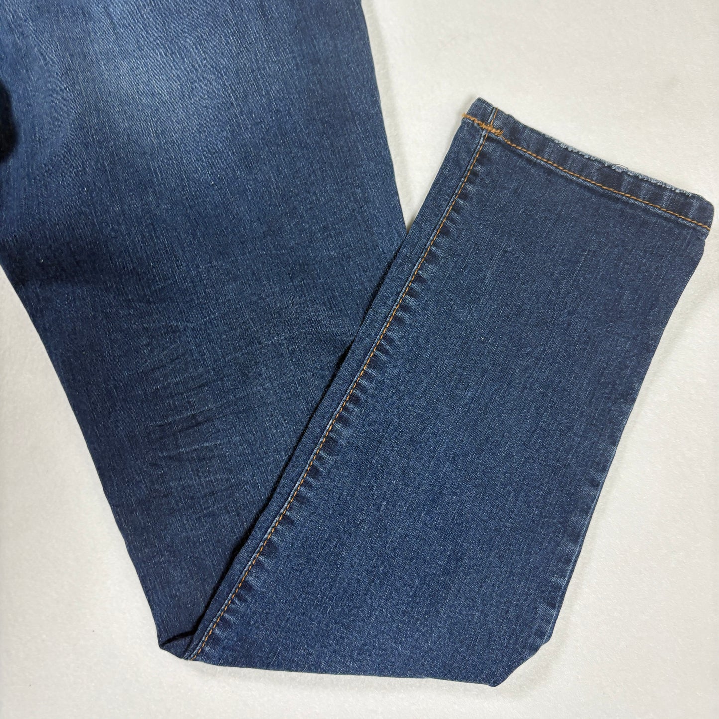 Canyon River Blues Women’s Jeans Size 14 Blue Distressed Stretch Denim Casual