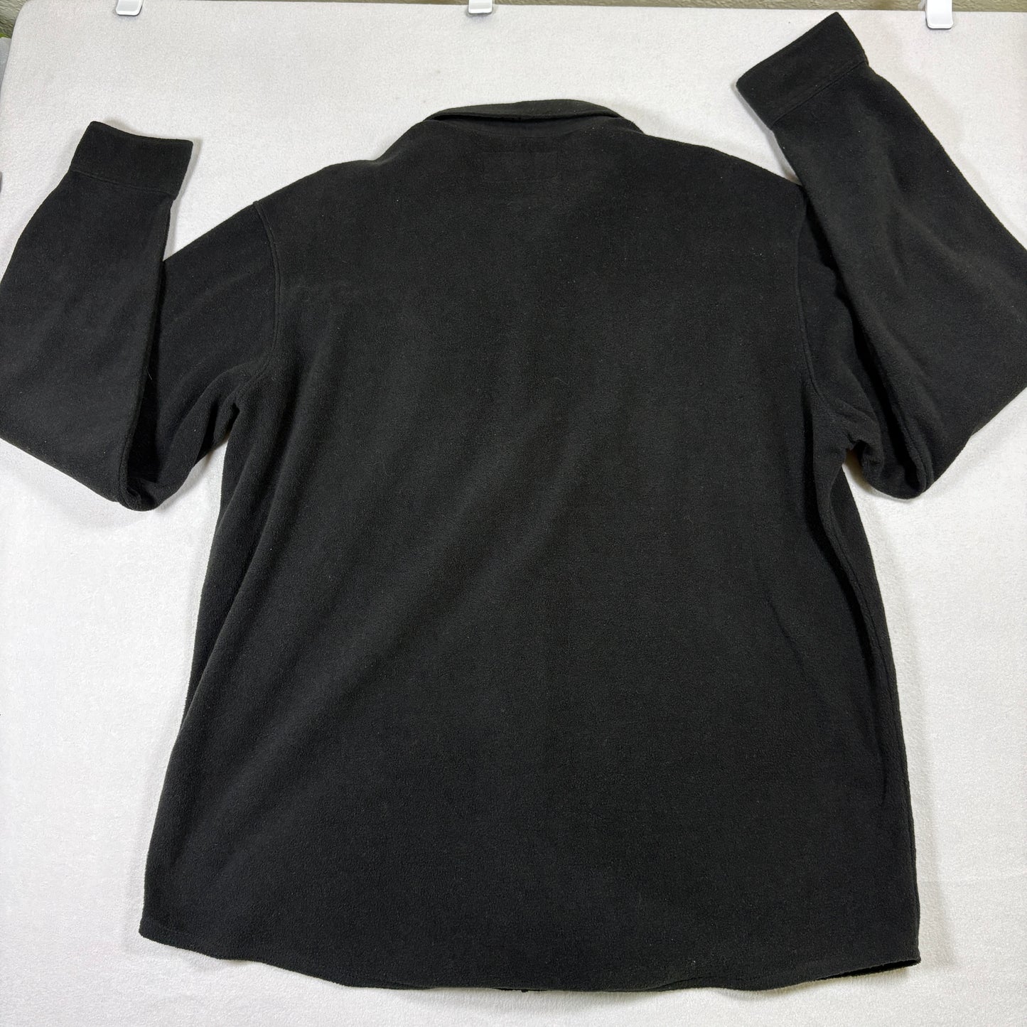 Wrangler mens black button up shirt L long sleeve western grunge Y2K workwear